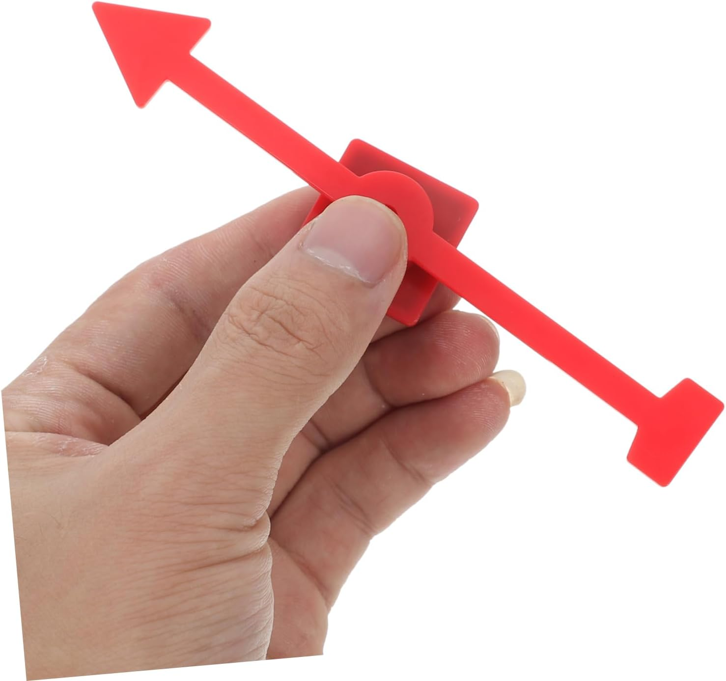 CIMAXIC 10Pcs Teaching Spinner Magnet Magnetic Spinners for Classroom for Arrow Pointer Large Size Arrow Spinner Magnetic Spinner for Whiteboard Plastic Black image number 6