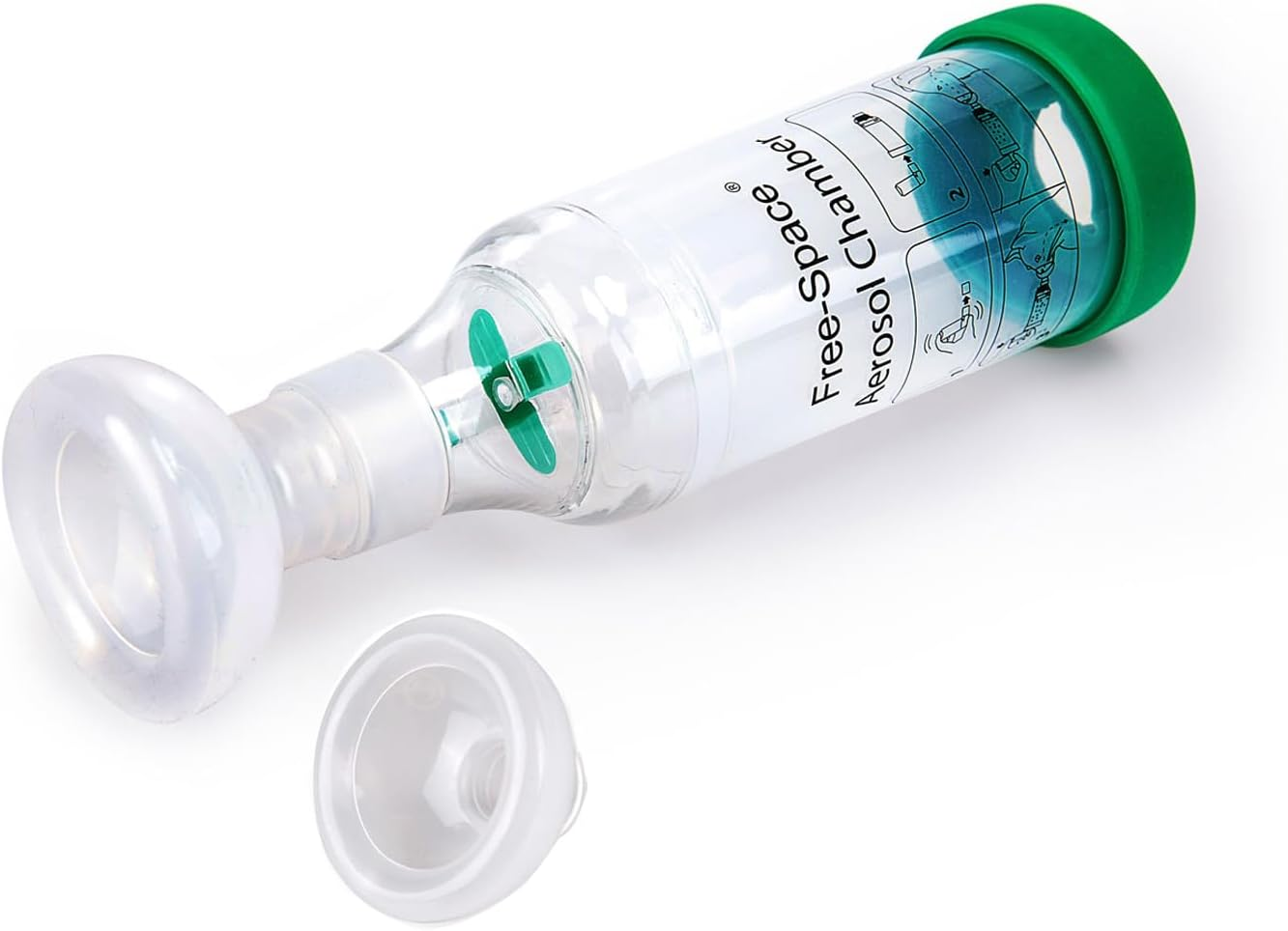 Cat Inhaler Spacerspecifically Design for Catswith round Shape Silicone Maskfeline Aerosol Chamber with Breathing Indicator ? Include 2 Mask for Best Fit (For Cat)