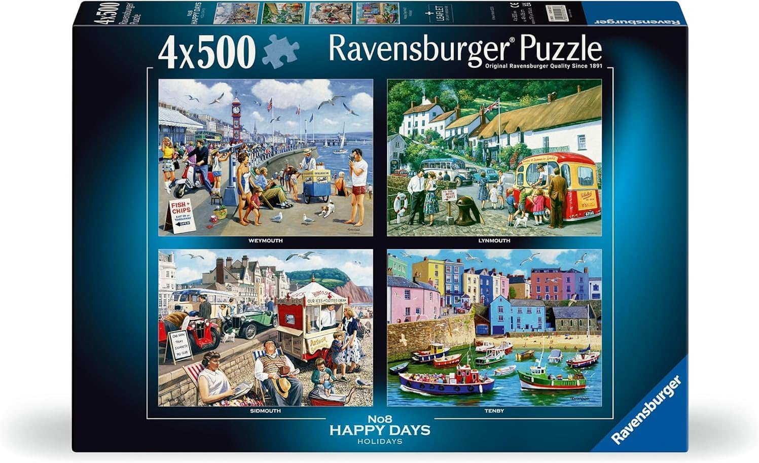 Rburg - Happy Days No 8 Holidays Puzzle 4X500P image number 2