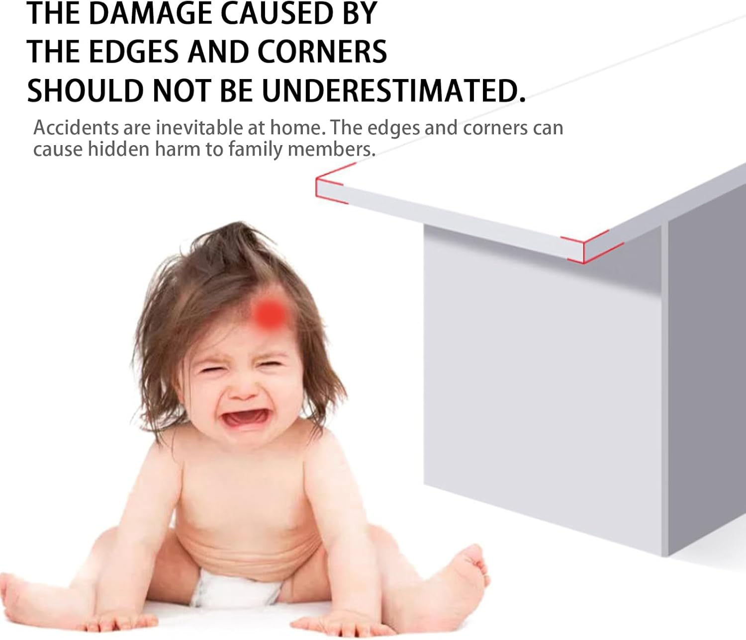 RIBHNXHI Table Corner Guards for Baby Kids Toddlers Child Safety Edge Protectors Furniture Non-Toxic Adhesive Clear round Bumpers for Children Pack of 24 image number 2