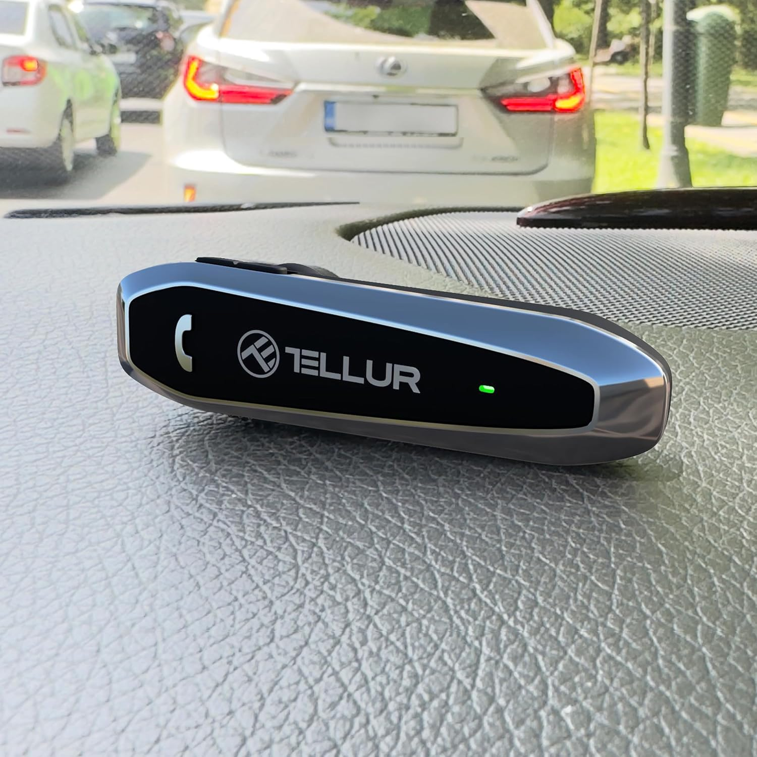 TELLUR VOX 100 Headset Bluetooth Mobile Phone Headset for Mobile Phones USB C, 22 Hours Talk Time, BT 5.3, Multipoint Two Connected Devices, 360&deg; Rotation for Right or Left Ear, Iphone/Android/Windows image number 5