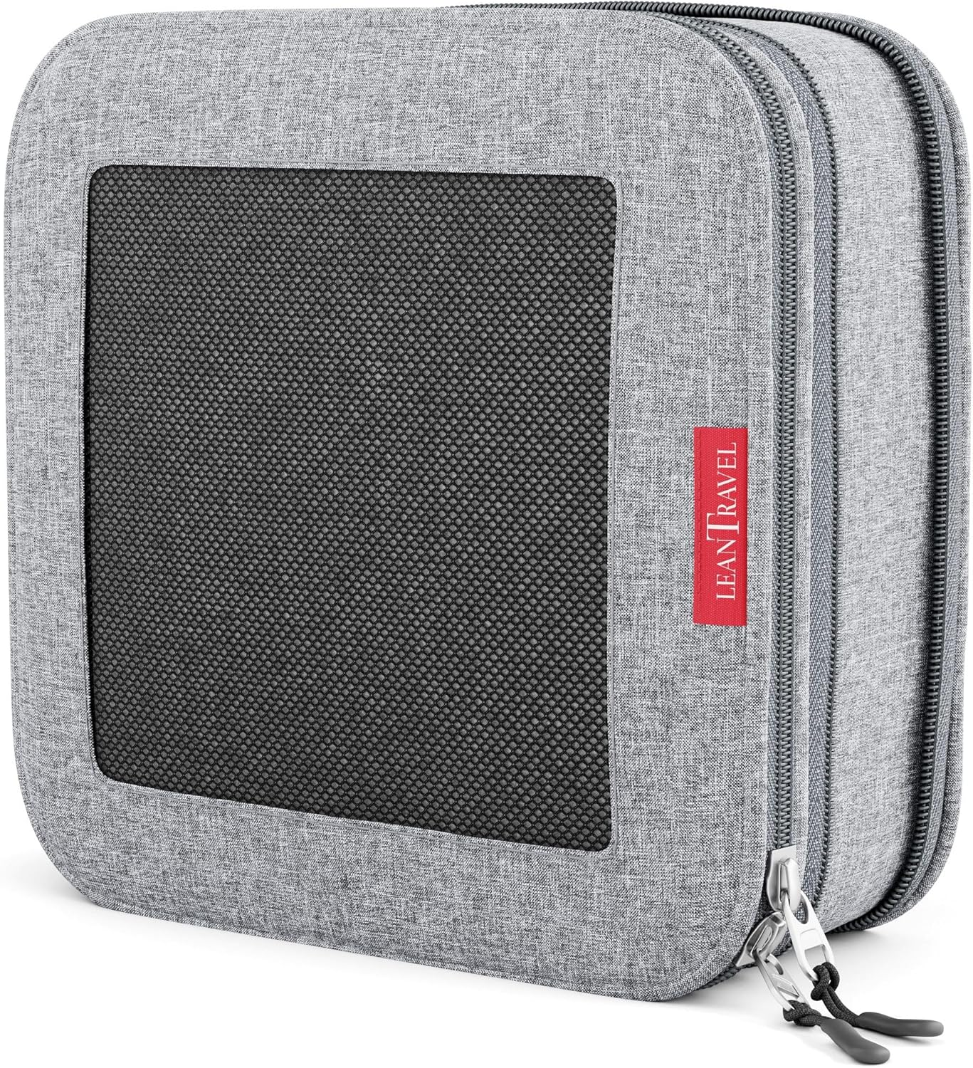 Leantravel Compression Packing Cubes for Travel Organizers with Double Zipper (6-Pack (2L+2M+2S), Navy)