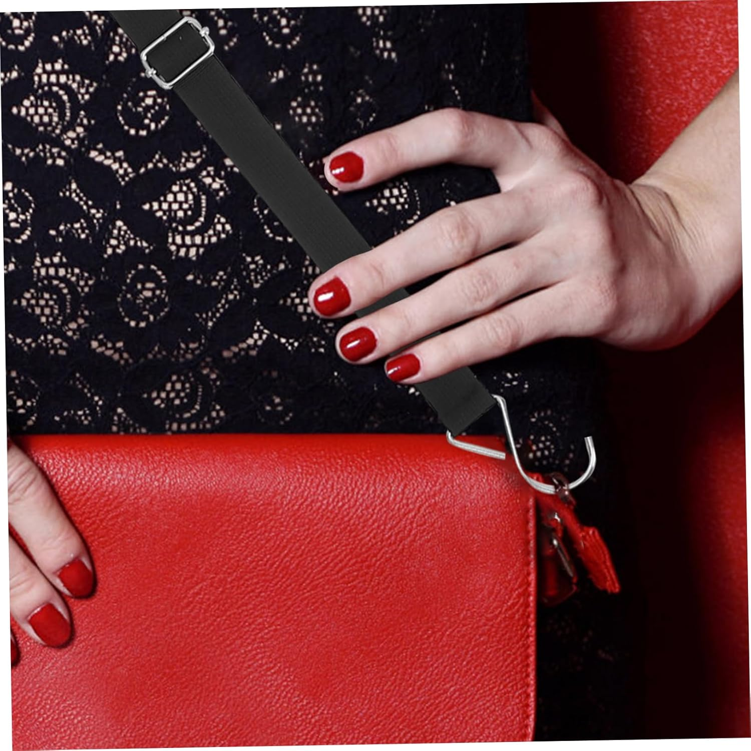 GARIOUANS Adjustable Shoulder Strap for Bags Crossbody Purse Extender Versatile Replacement Strap for Handbags Laptops and Luggage Comfortable and Flexible Use Various Settings image number 3