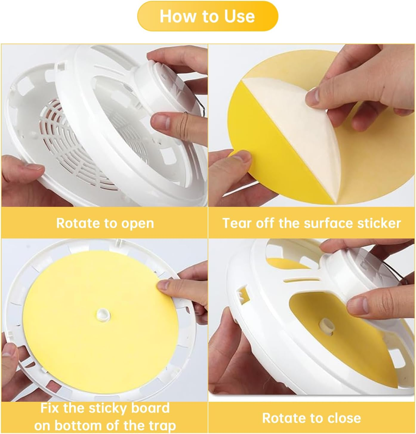 2 Packs Flea Traps for inside Your Home,Indoor Flea Light,Premium Traps with 4 Modes and 6 Sticky Pads, Sticky Flea Traps, for Houses, Homes, Friendly to Pets image number 1