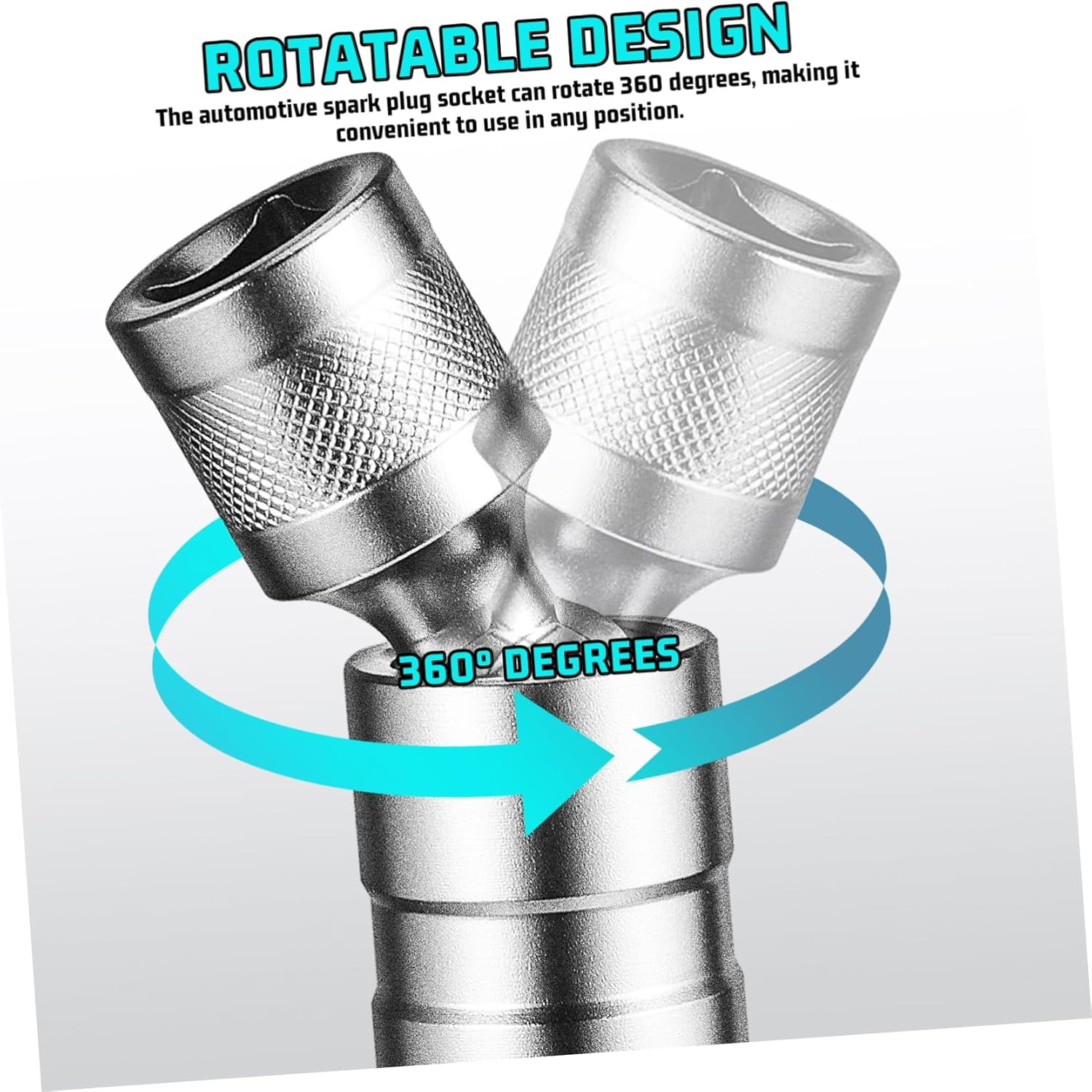 VINTORKY Spark Plug Remover Tool 2 Pcs Sockets Steel Socket Automotive Accessory image number 5