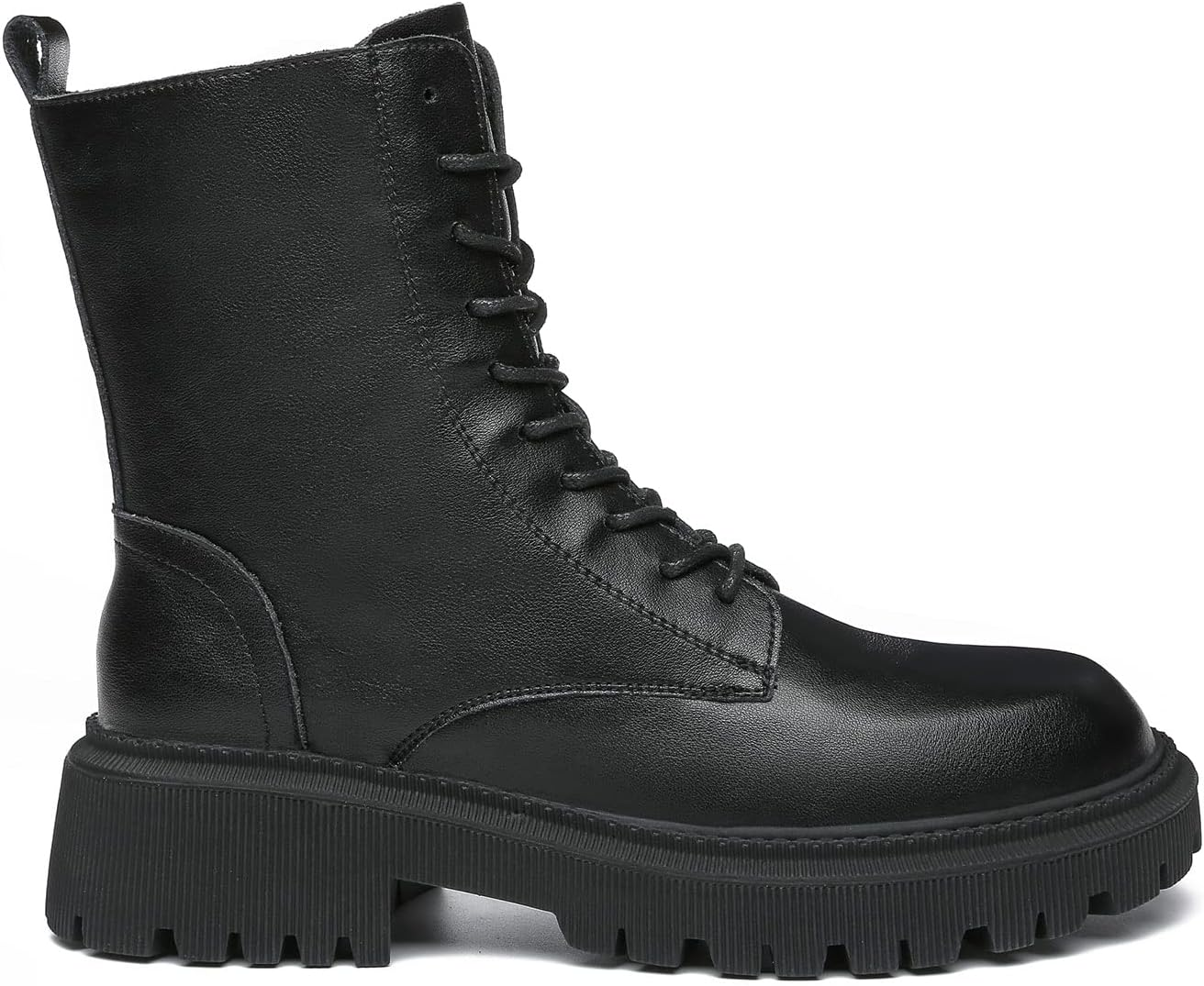 TARRAMARRA Women Boots Leather Lining Lace Upper Suede up Nonslip Chunky Cecilia image number 1