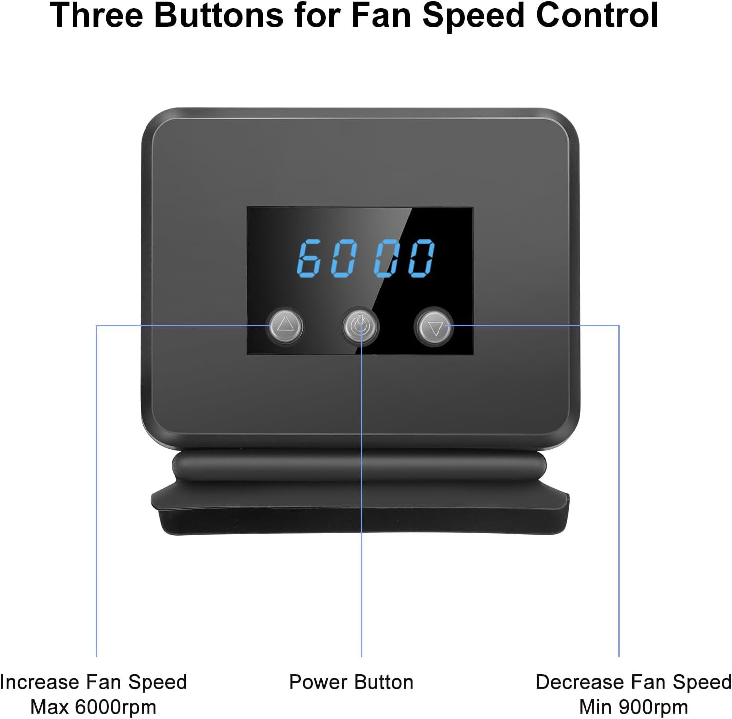 Eeekit Cooling Fan for Nintendo Switch Dock Set Temperature Display Cooler for NS Original Docking Station, USB Powered, Integrated Cable image number 1
