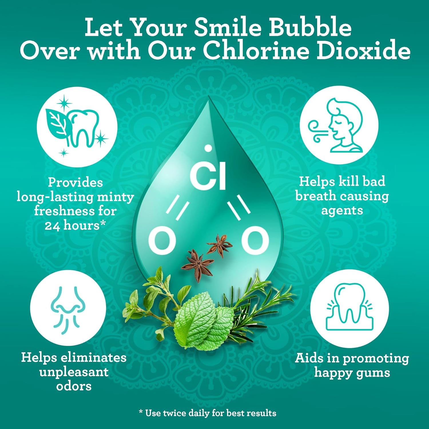 Gurunanda Oral Rinse Mouthwash 16 Fl Oz image number 2