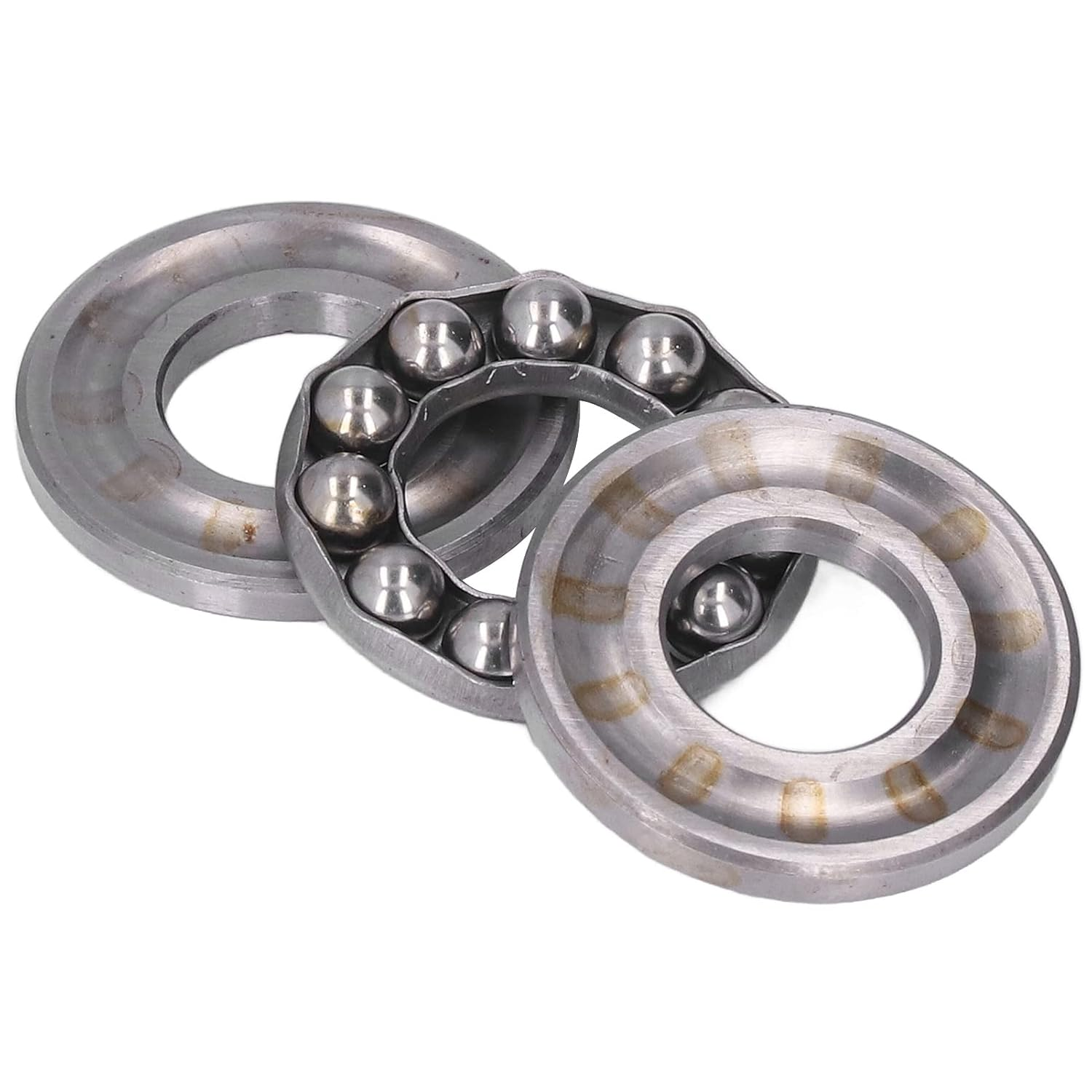 Thrust Ball Bearing Set Kit Equipment Accessory Suitable Crane Hook Jacks 10Pcs (51202) image number 2