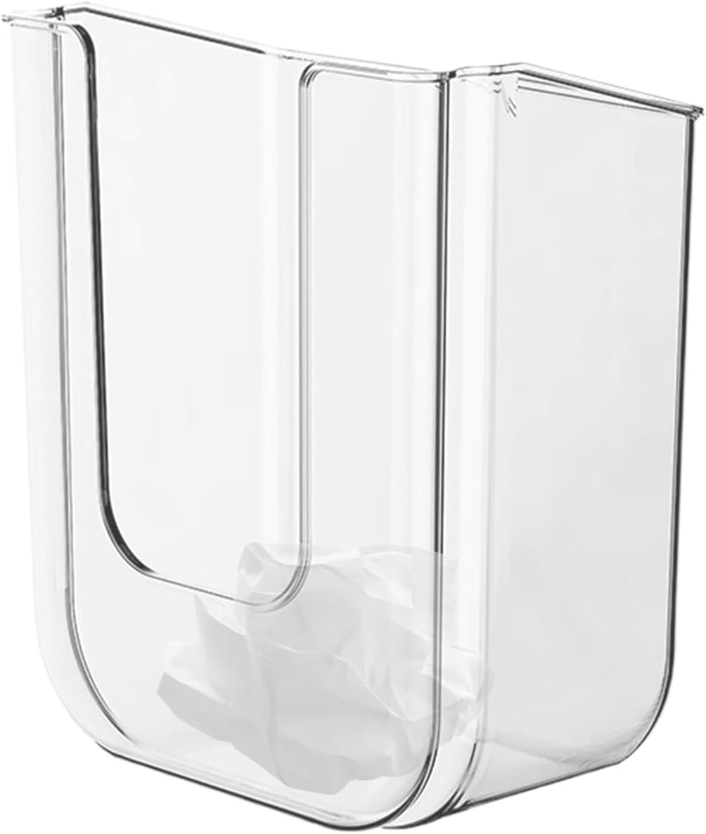 Wipe Holder for Bathroom, Wall-Mounted Tissue Dispenser, Refillable Container for Wipes, Ideal Bathroom, Kitchen, Bedroom, Family Home Organization and Convenience