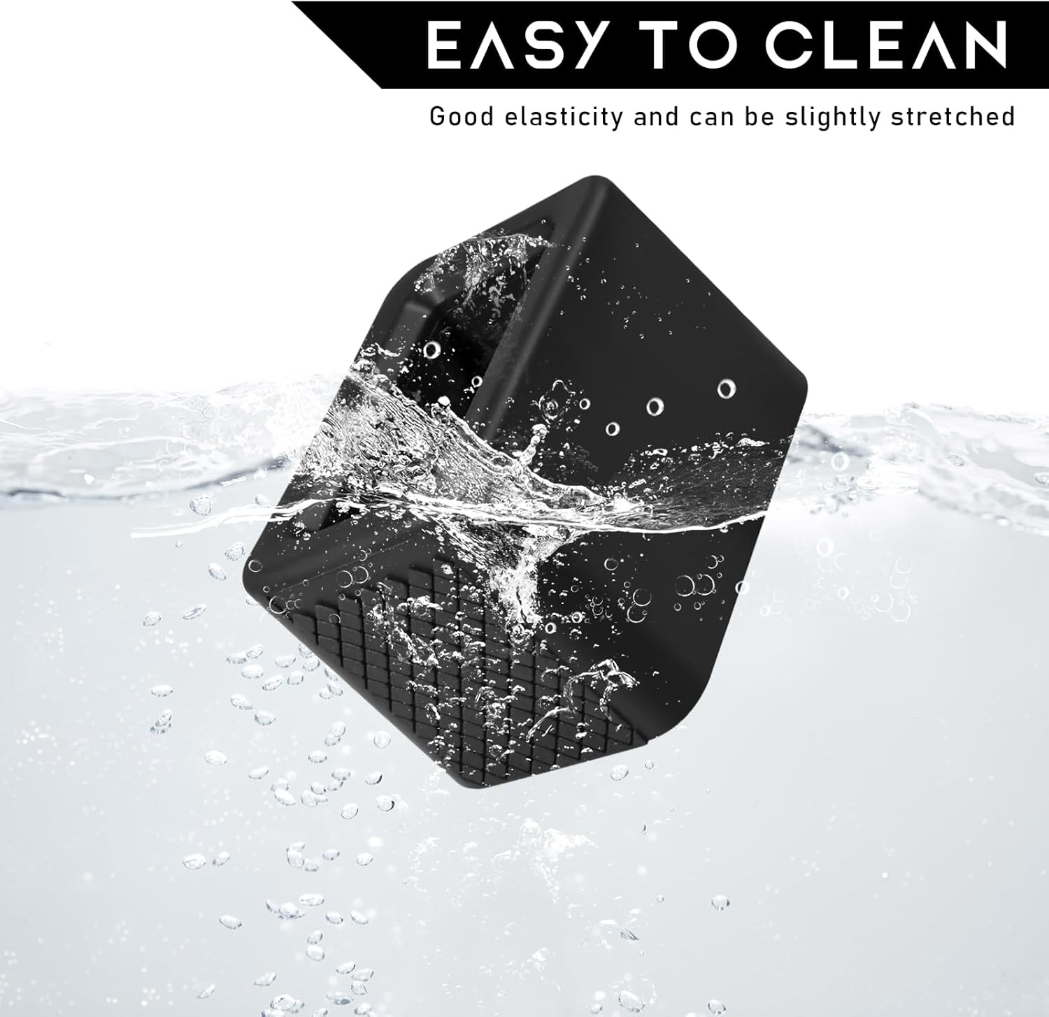 Ohleats 2 PCS Seat Belt Buckle Holder, Silicone Buckle Booster Raises Your Seat Belt for Easy Access, Buckle Cover Makes Receptacle Upright Buckling, Car Accessories for Kids (Black) - Blue image number 6