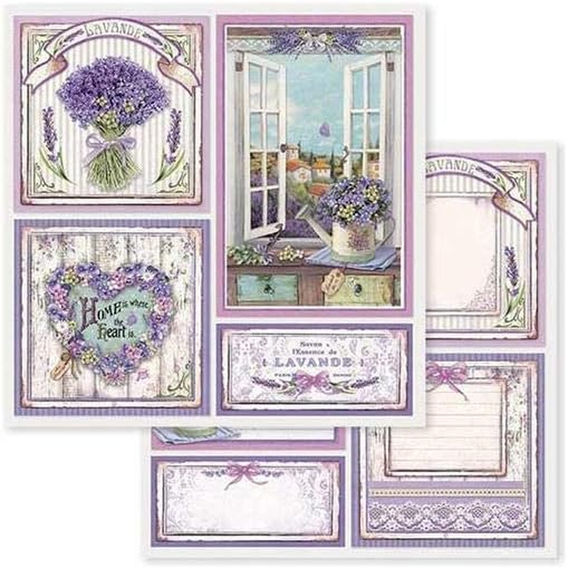 Stamperia Provence Paper Pad 20X20 image number 2