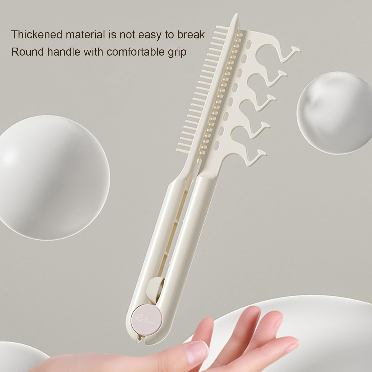 Hair Combs for Women,V Shaped Straight Comb | anti Static Hairdressing Tool for Travel Salon Daily Grooming Women Girls Family Friends Daughter - Purple image number 5