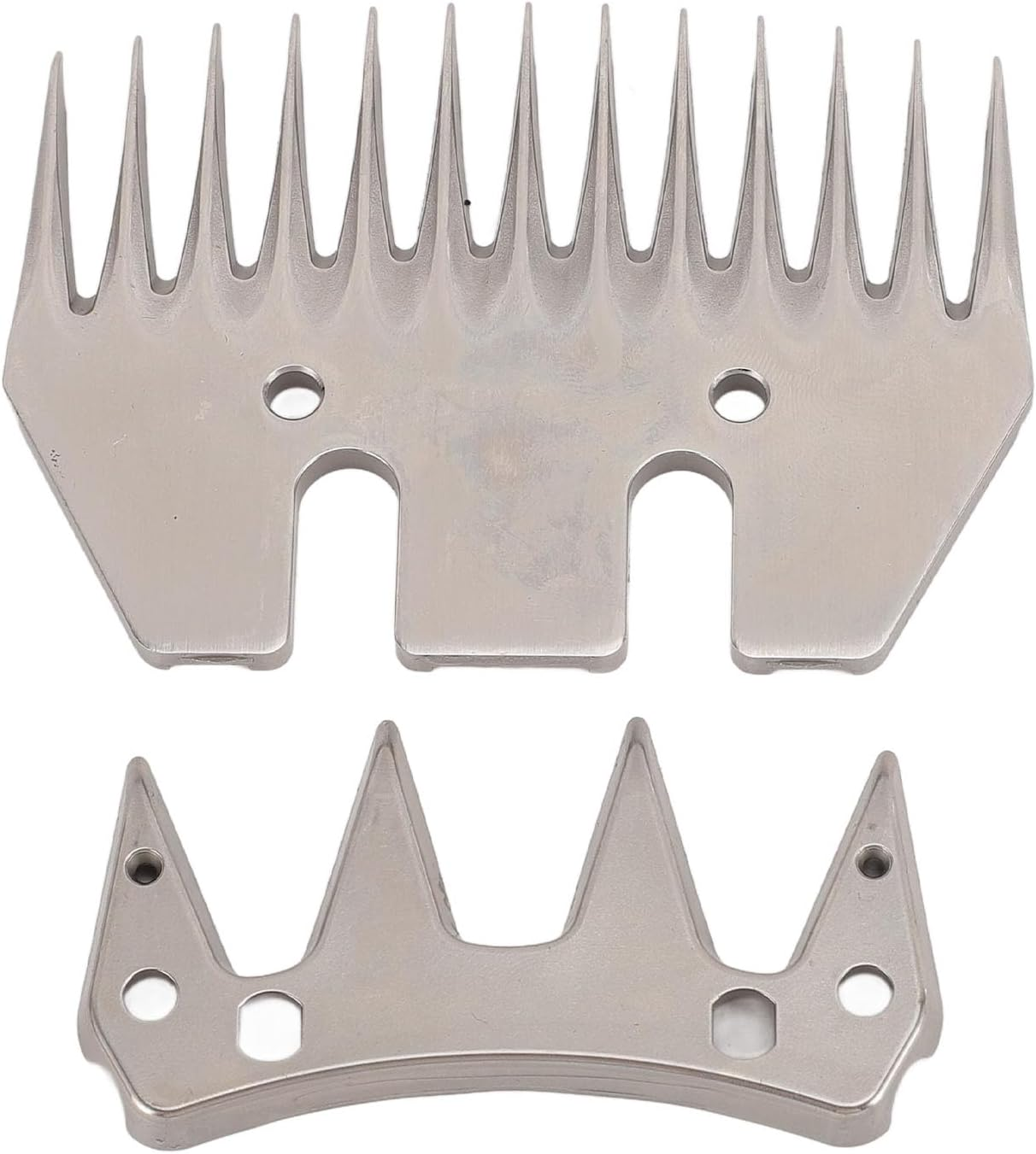 Sheep Shears Replacement Blades, Sheep Shears Wool Clippers Replacement Blades Straight 13 Tooth 4 Tooth Stainless Steel Sheep Clippers Shearing Blades for Sheep Alpacas Goats image number 2