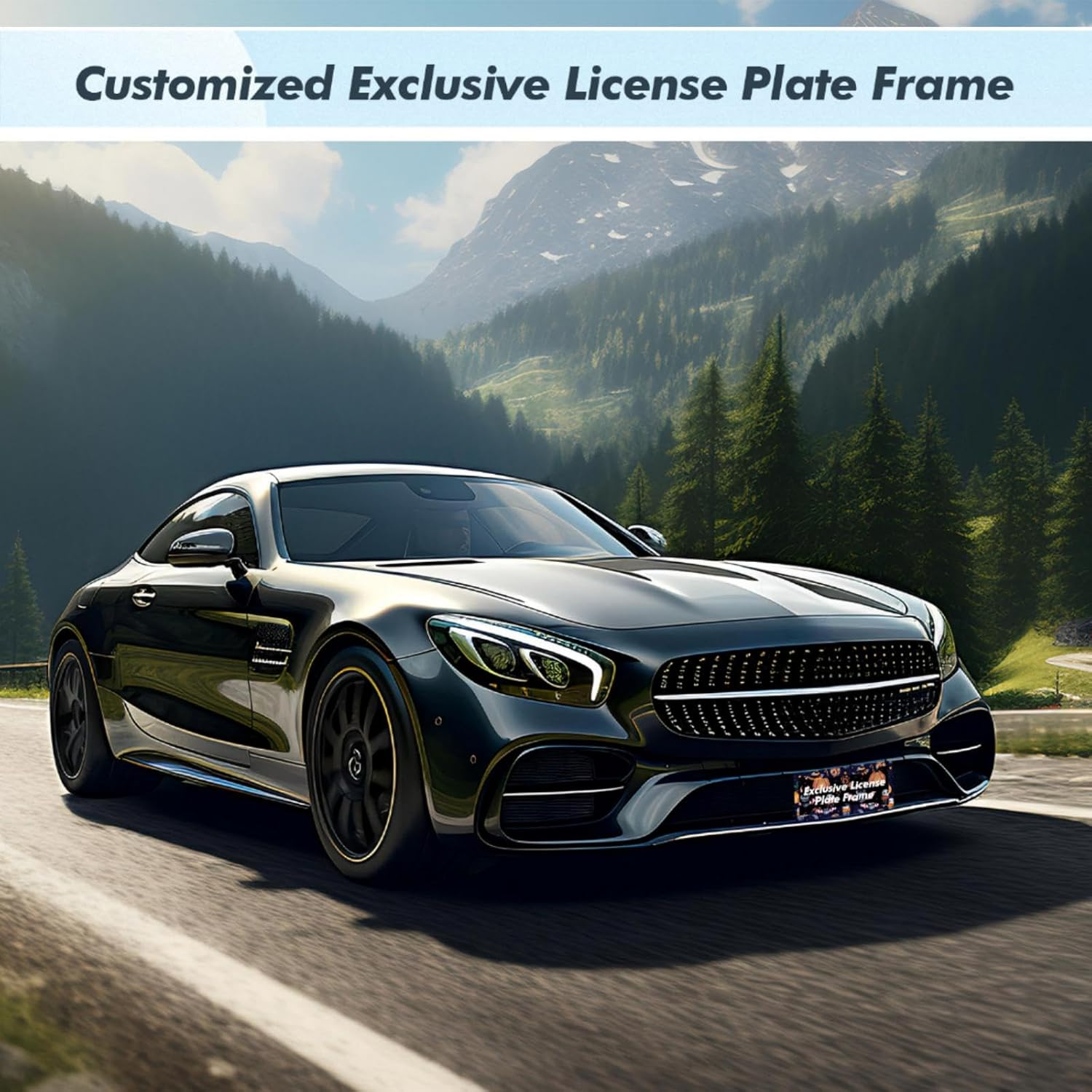 BBTO 12 Pcs Sublimation License Plate Frame Blanks, Universal Metal Aluminum License Plate Holder White Heat Thermal Transfer License Plate Covers DIY Custom Car Tags for Front Rear Frame Accessory image number 1