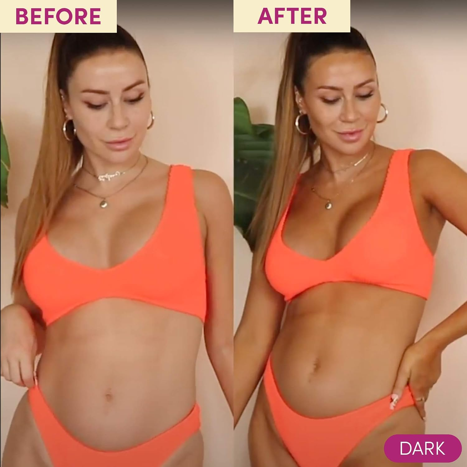 Coco & Eve Self Tanner Mousse Kit - All Natural Sunless Tanning Mousse | Instant Self Tanning Lotion with Bronzer & Self Tanning Mitt Applicator | Sunny Honey Bali Bronzing Kit (Dark) - Ultra Dark image number 6