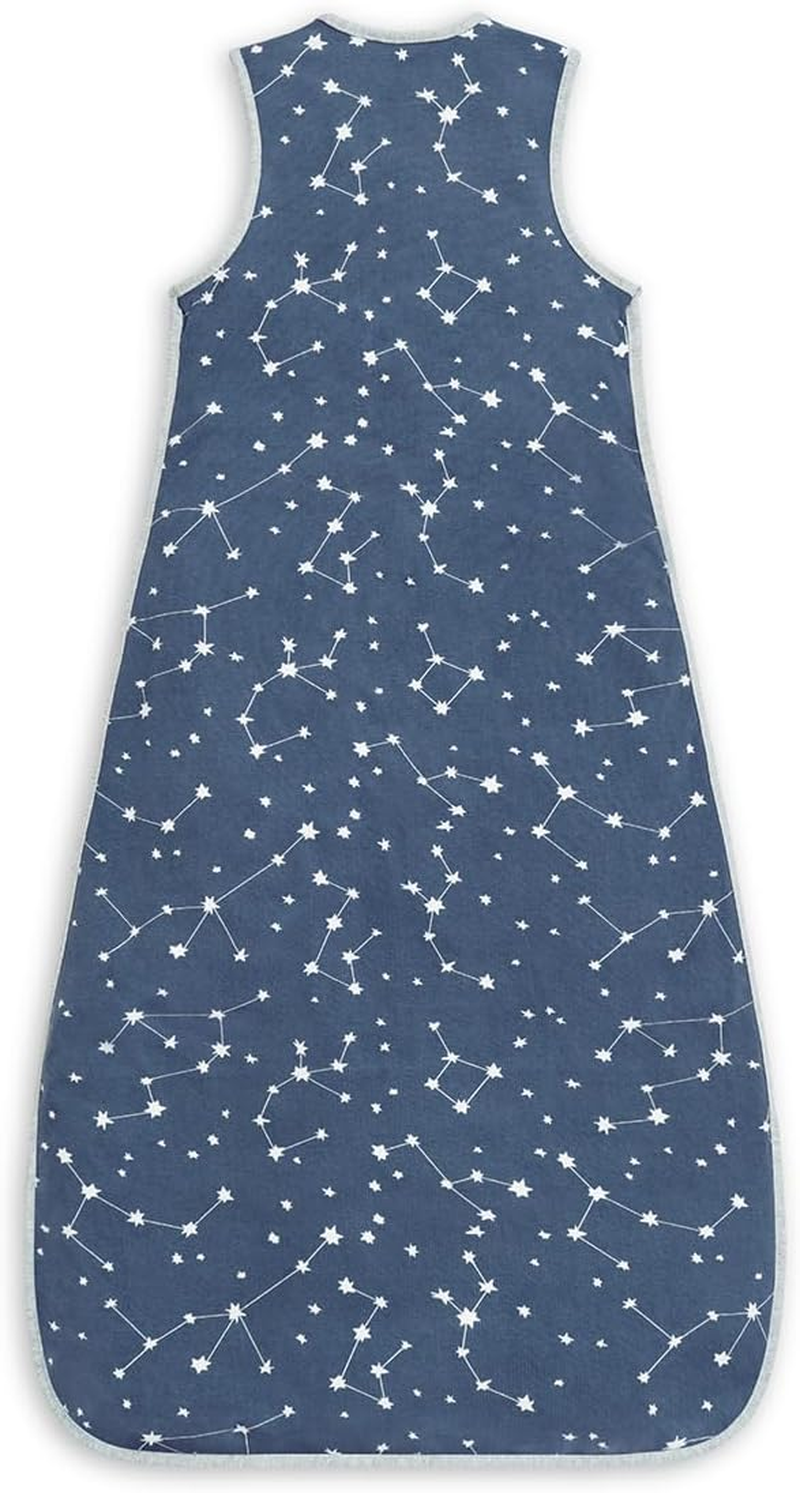 Love to Dream Sleep Bag - Sleeveless Design - 100% Cotton - Light and Ultra Breathable - Twin Zipper - Summer Days -, Wearable Blanket - Spring, Summer - Sleepwear - 18-36M - 0.2TOG - Grey image number 4