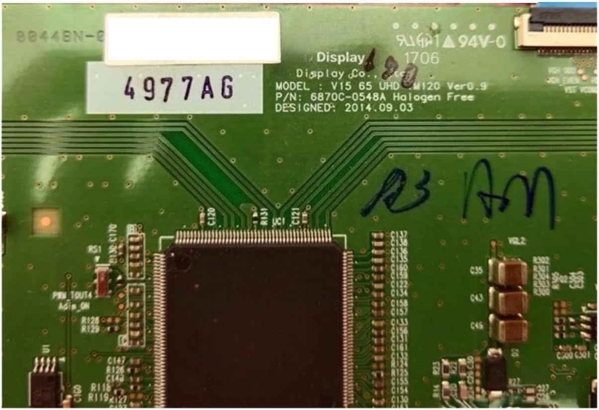 Compatible For， 65-Inch TV T-Con Board 6870C-0548A 6871L-4977AG V15 65 UHD TM120 VER0.9