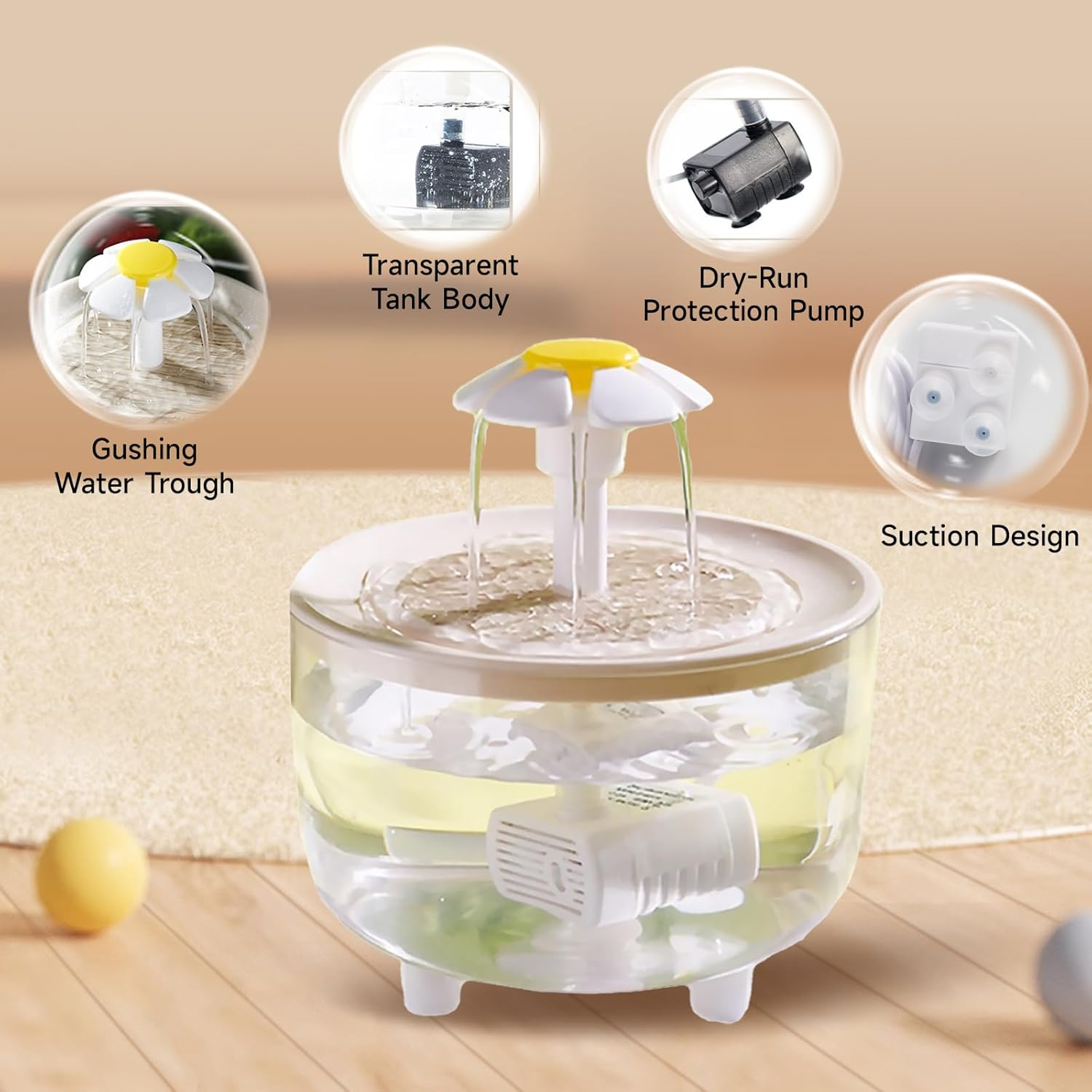 Bird Bathtub for Indoor Birds, Parrot Shower, Automatic Bathtub for Birds, Suitable for Parrots, Lovebirds, Pachyderms Small and Medium Sized Pet Birds