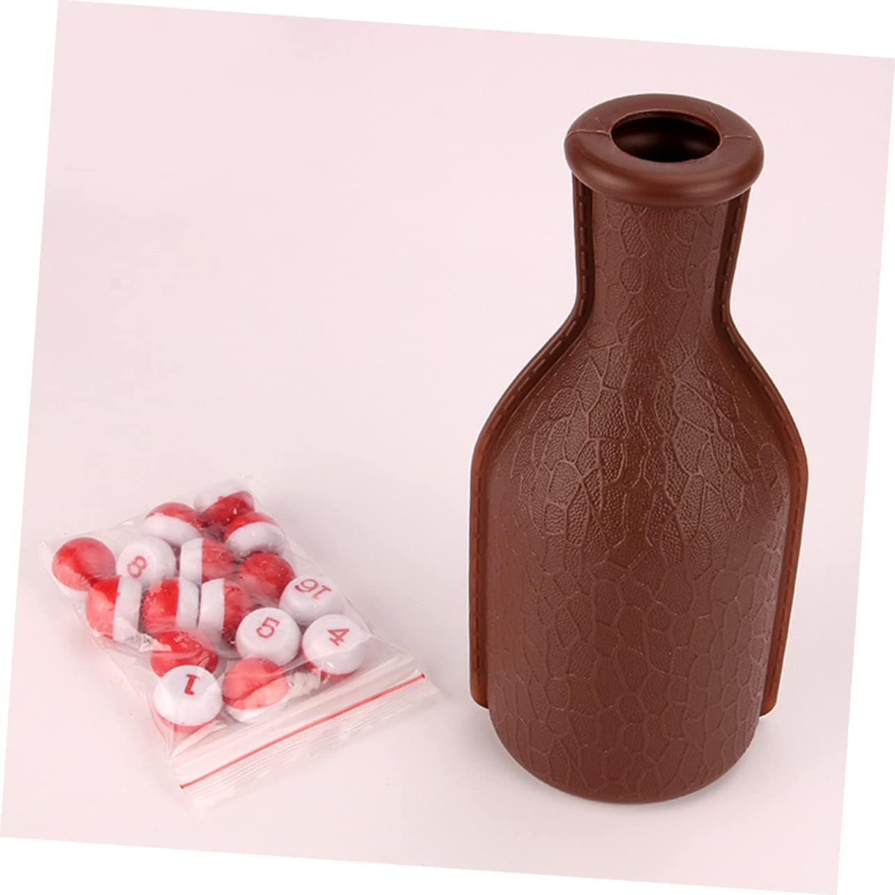 Kisangel Set Snooker Pool Balls Billiard Accessories Pool Table Accessories Party Favor Balls Tally Balls and Snooker Pool Bottle Dice Billiards Accessory Dice Bottle Number image number 4