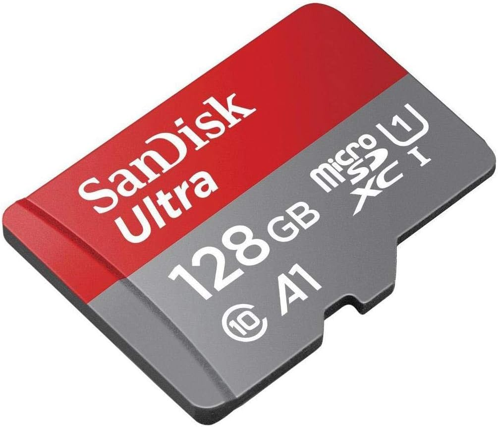 Sandisk Ultra 128GB Micro SDXC UHS-I Card with Adapter - 100Mb/S U1 A1 - SDSQUAR-128G-GN6MA, Black image number 6