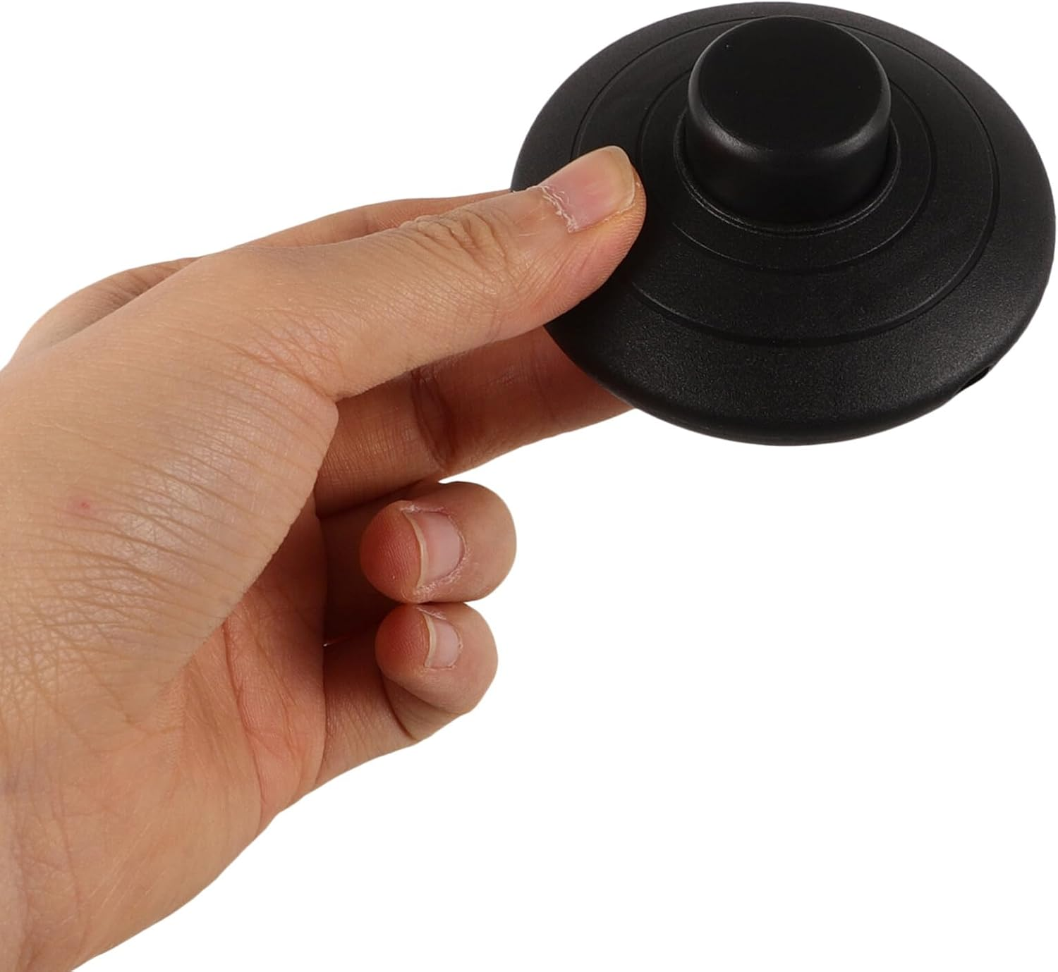 SOLUSTRE 4Pcs Floor Lamp Foot Switch, Foot Pedal Switch round Floor Lamp Inline Switch Step-On Button DIY Installation for Floor Lamp On-Off Control Replacement image number 2