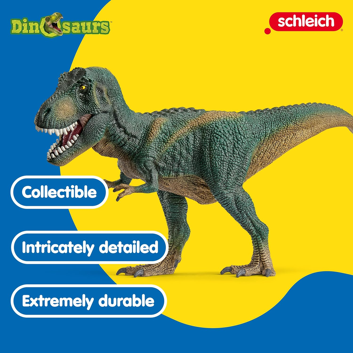 Schleich - Tyrannosaurus Rex - Dark Green image number 2