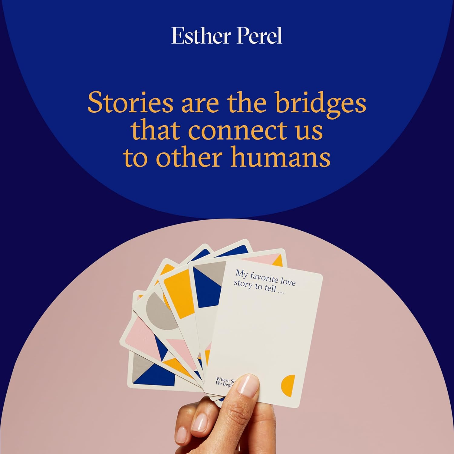 ESTHER PEREL Where Should We Begin Game of Stories - Conversation Cards for Couples, Friends, & Co-Workers - Interactive Couples Game W/ 200 Cards, & Dice - 2-6 Player Card Games for Couples image number 5