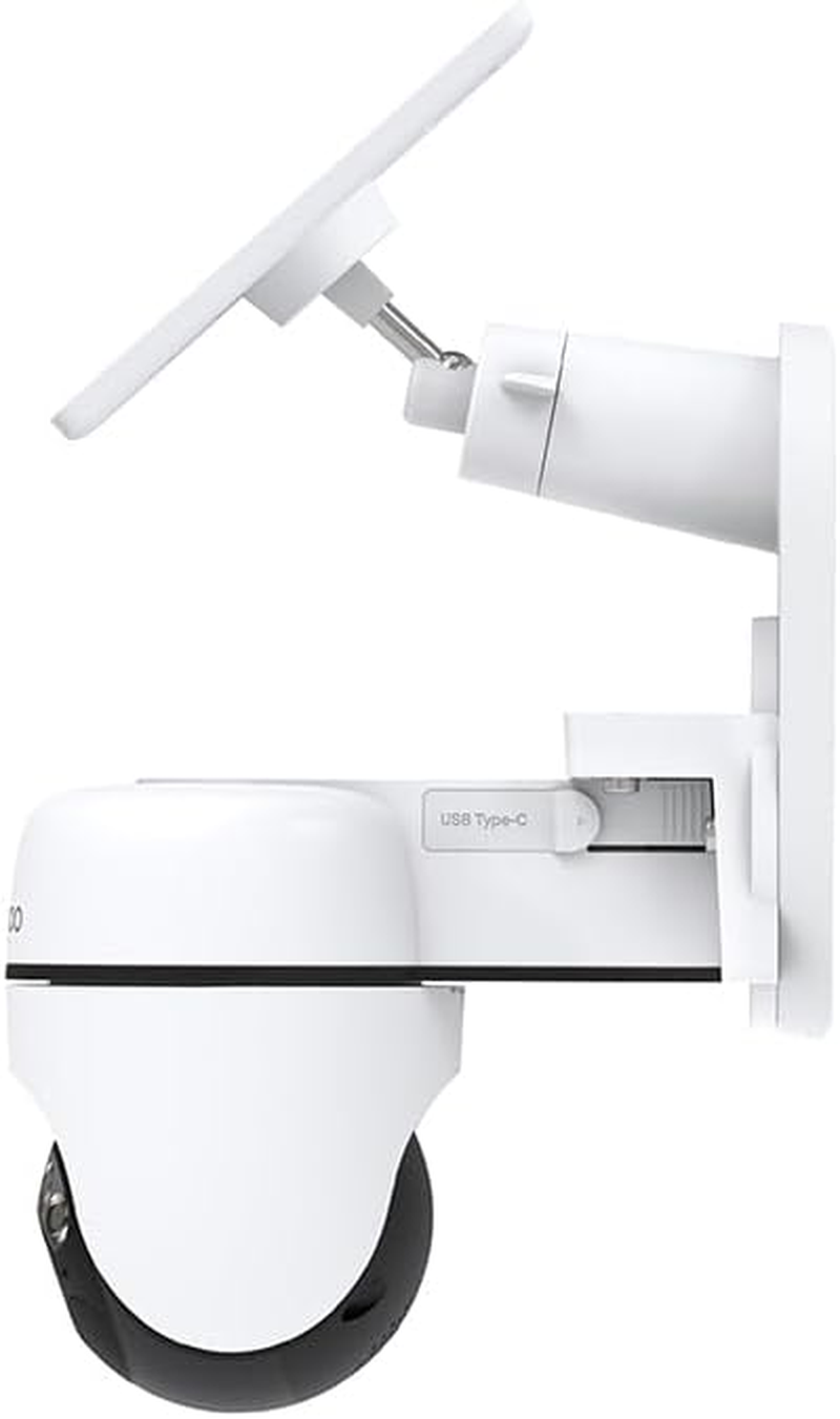 Tapo Solar-Powered Pan/Tilt Security Camera Kit, 2K 3MP, 360&deg; AI Tracking, Upgraded Patrol Mode, Free AI Detection, Sound/Light Alarm, Colour Night Vision, IP65, Local or Cloud Storage(Tapo C610 KIT) image number 6