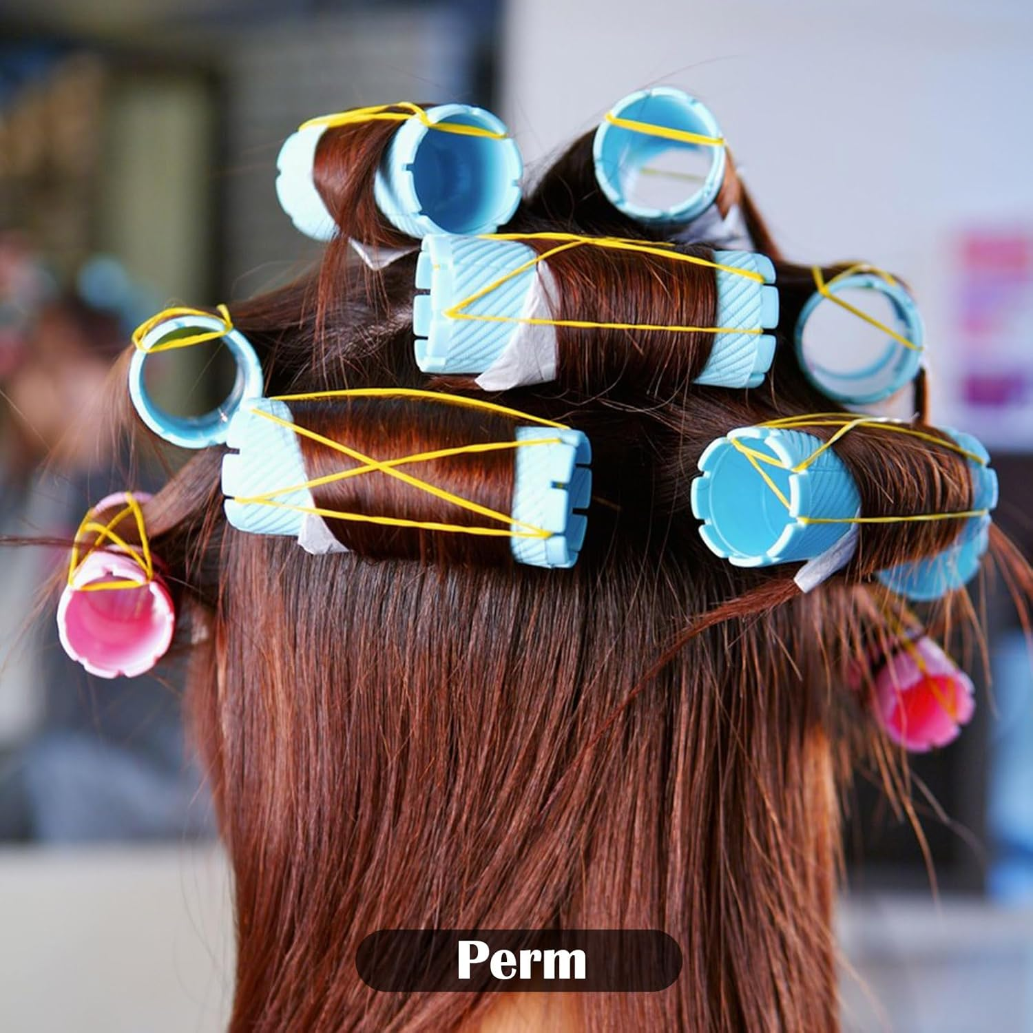 90Pcs Perm Papers, Disposable Hair Perm Tissue Good Toughness High Temperature Resistance, Hair Curling Paper for Both Cold and Hot Perms (11.5 X 6.5Cm) image number 5