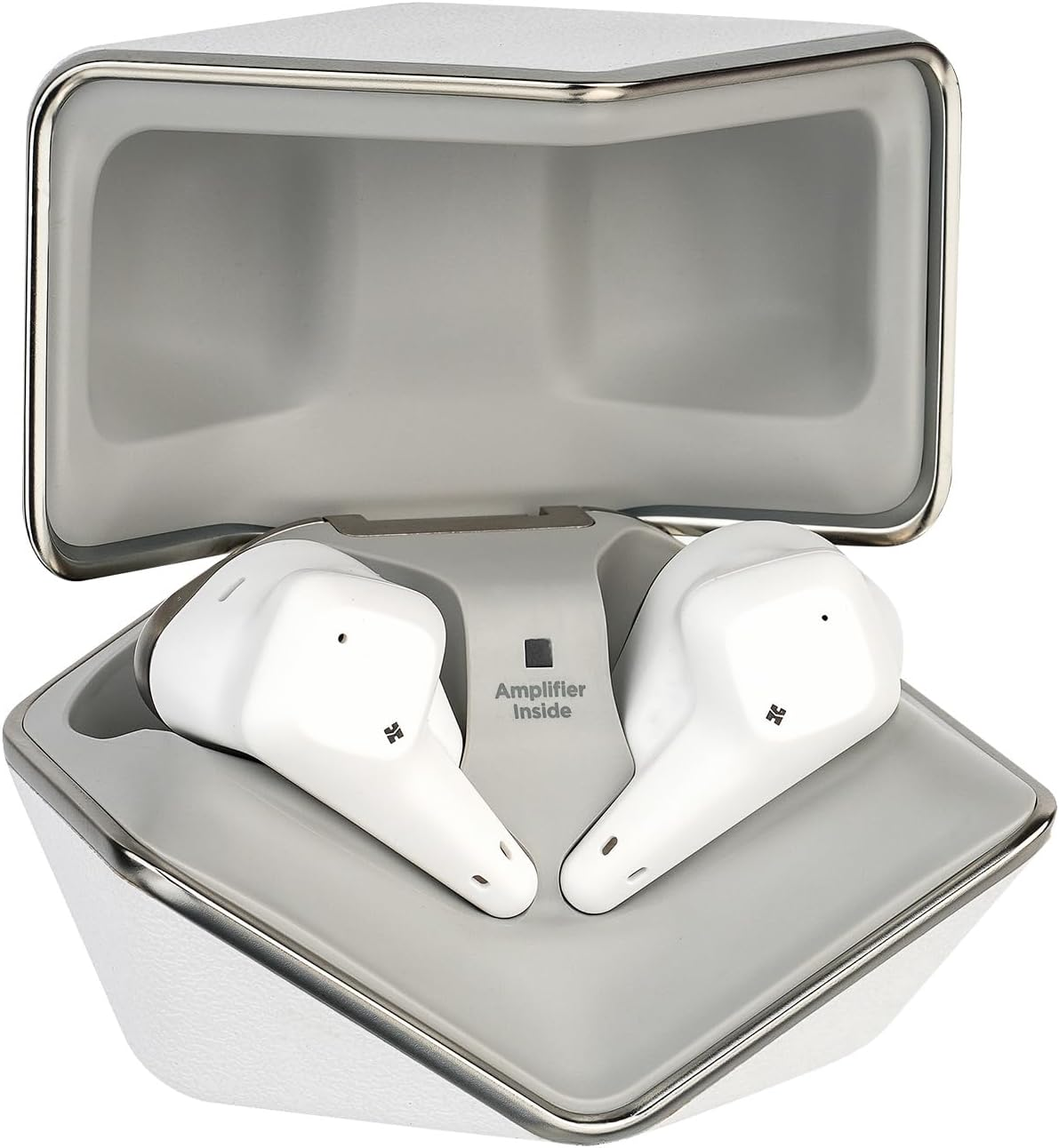 Hifiman SVANAR Wireless Jr Noise Cancelling Bluetooth In-Ear Hi-Fi Earphones with Amplifier Inside, Topology Diaphragm Driver, IPX5 Water/Sweat Resistant, White image number 2