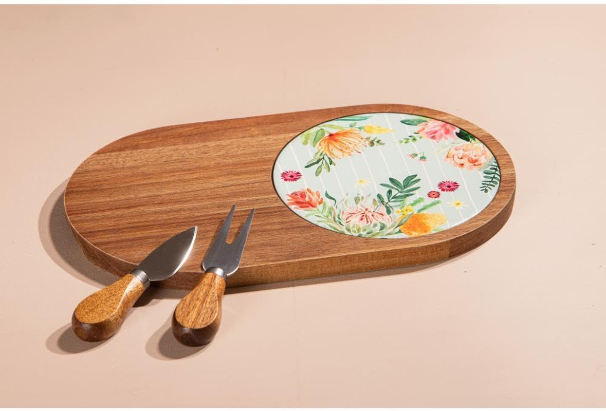 Ladelle Esperance Platter and Cheese Knife Set image number 1