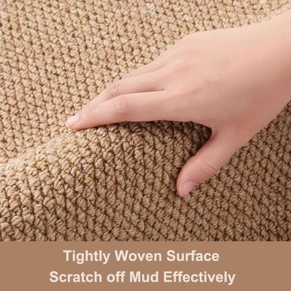 Office Chair Mat for Hardwood Floor, 120 X 90Cm, under Desk Rug for Rolling Computer Chair, anti Slip Floor Protector, Khaki image number 3