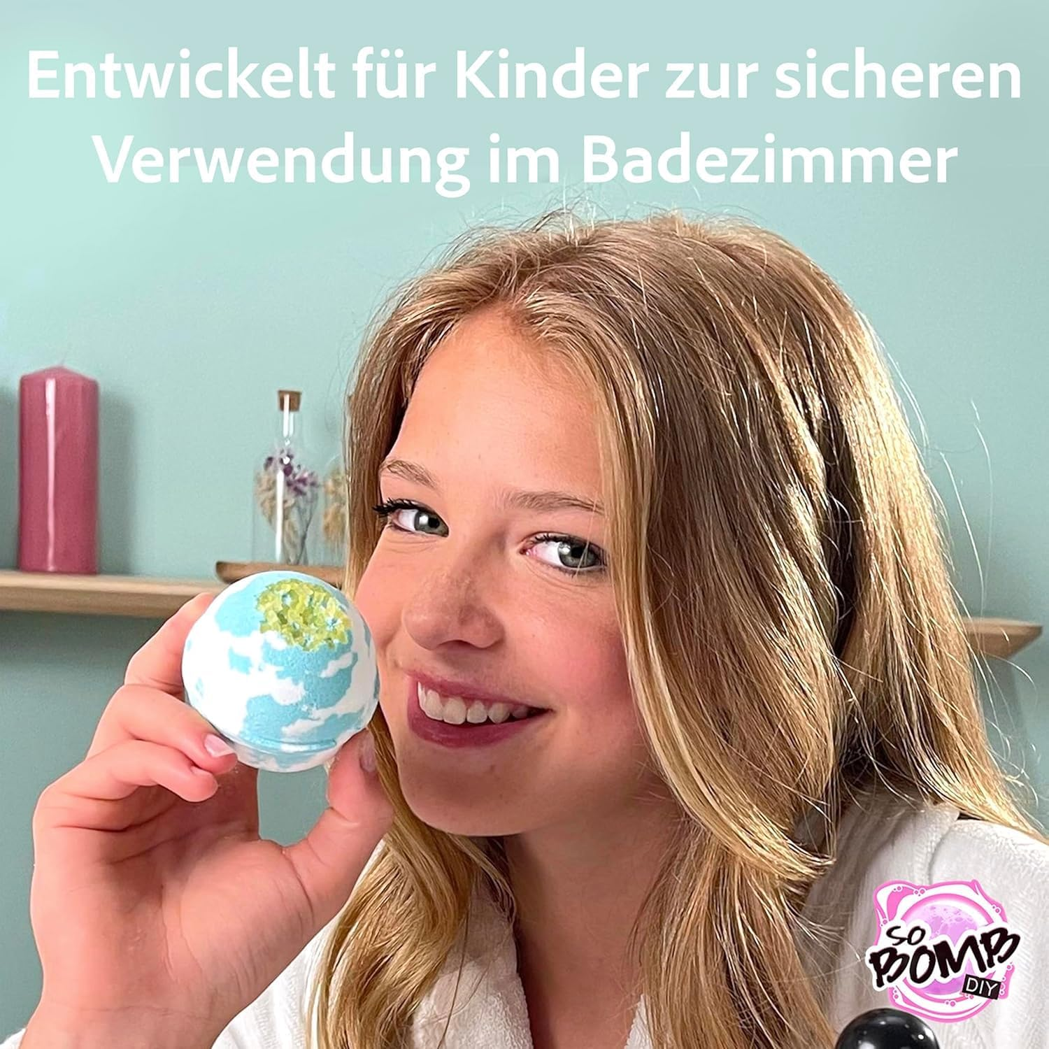 Canal Toys so Bomb DIY Aroma Bath Bomb Kit 6 Pack, Multicolour, Lavender Scent image number 1