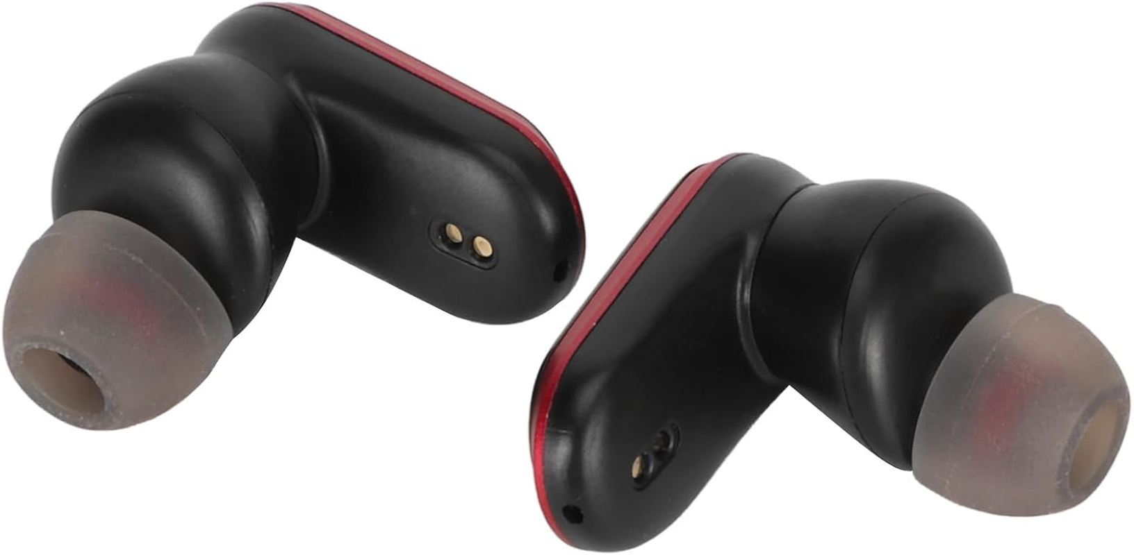 Cryfokt Language Translator Earbuds 5.0 74 Languages 70 Accents, Noise Reduction, Wireless Translator Earbuds with 97% Translation Accuracy, 4 Translation Modes (Black and Red) - Black Gray image number 7