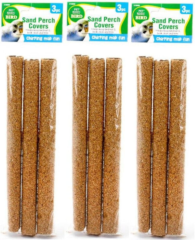 Leona Co Sanded Perch Covers for Parakeets, Lovebirds, Finches, Canaries, Small Birds, 25Cm Long, Bird Accessories, Pet Bird Supplies, Bird Perches for Cage (3) image number 5