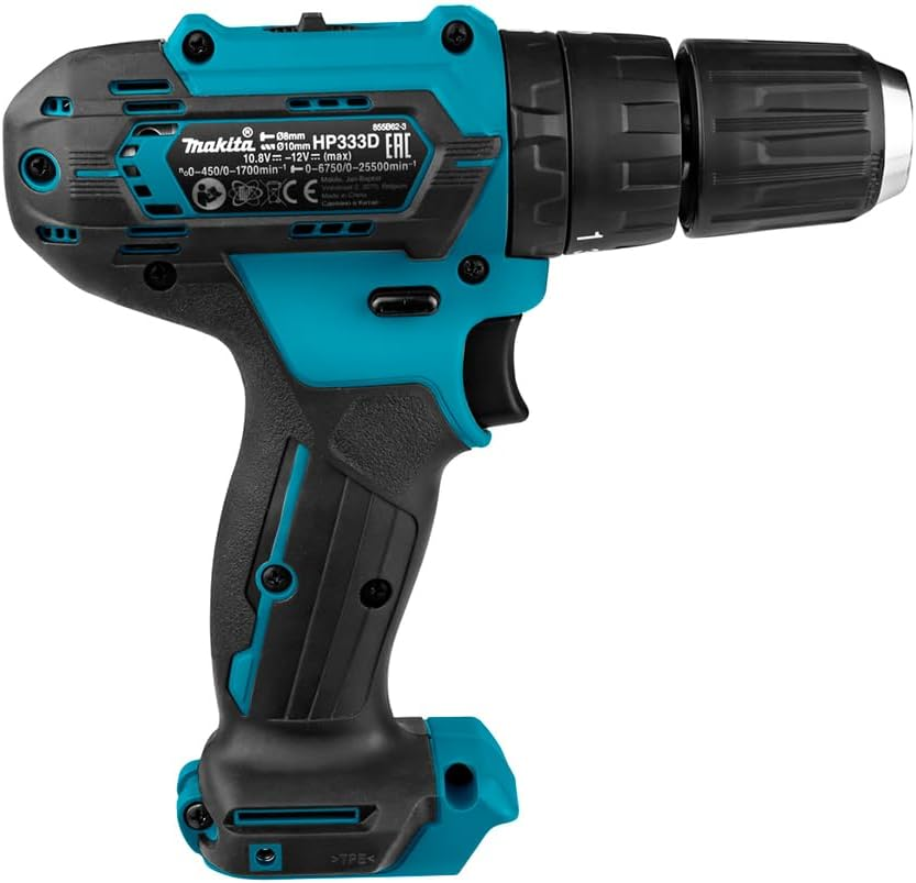 Makita HP333DZ 12V Max Cordless Hammer Driver Drill image number 1