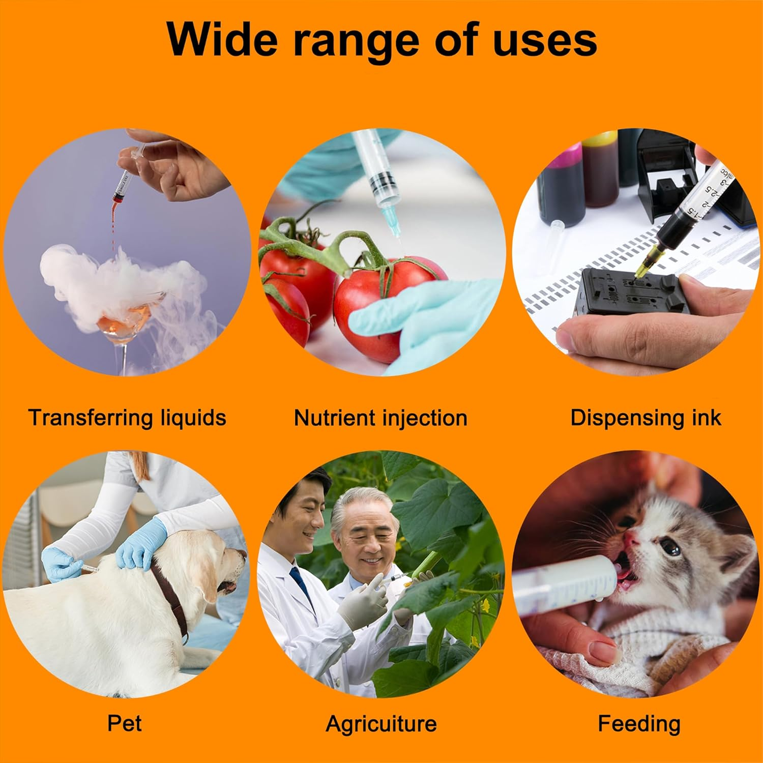 20Pcs/Pack 0.5Ml/Cc Syringe with 30G (8Mm) Needle, Lab Supplies, Individually Wrapped image number 5