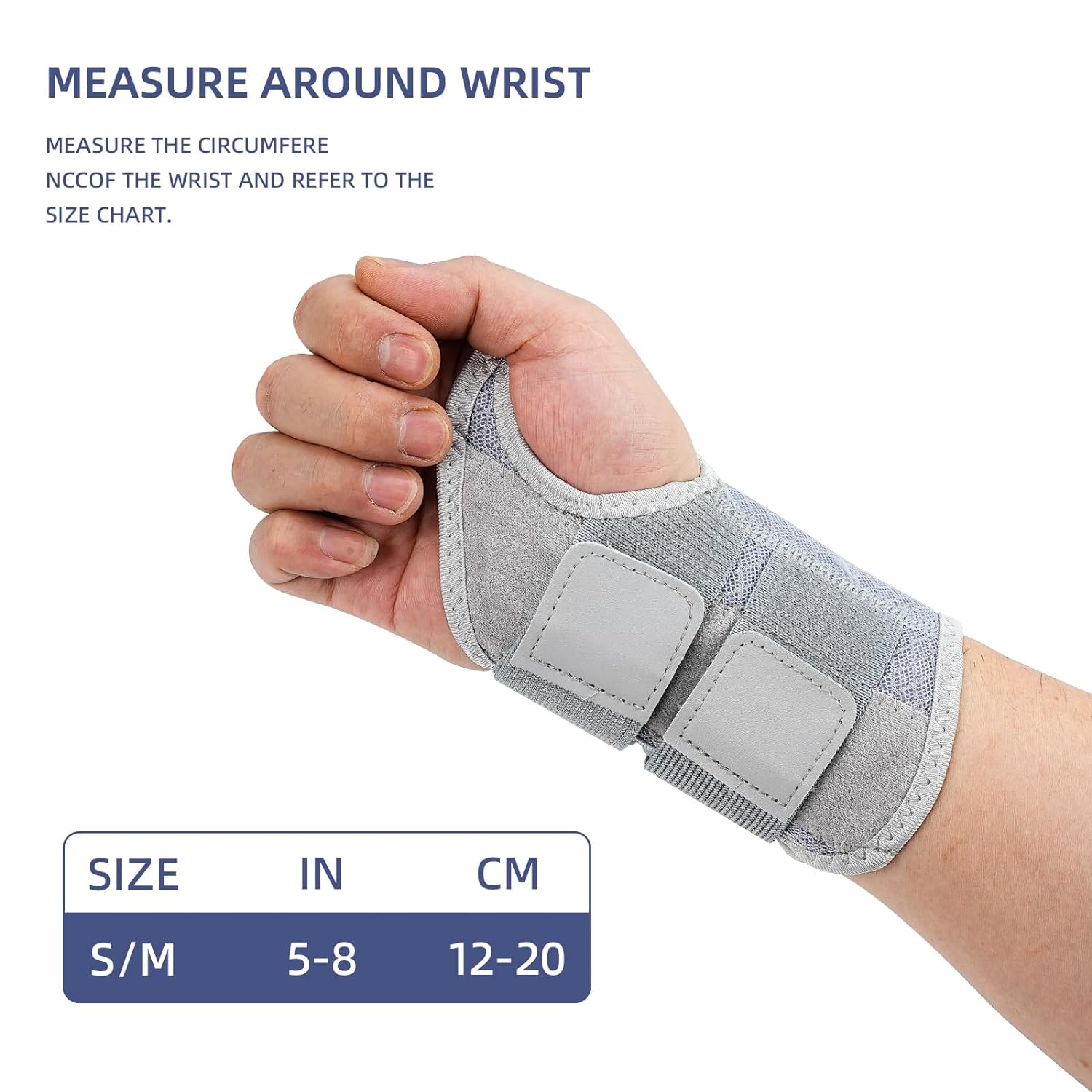 Wrist Brace for Carpal Tunnel Right Hand, Night Wrist Sleep Support Brace for Men and Women, Adjustable Wrist Support Splint with Cushioned, Help Tendonitis Arthritis Pain Relief image number 5