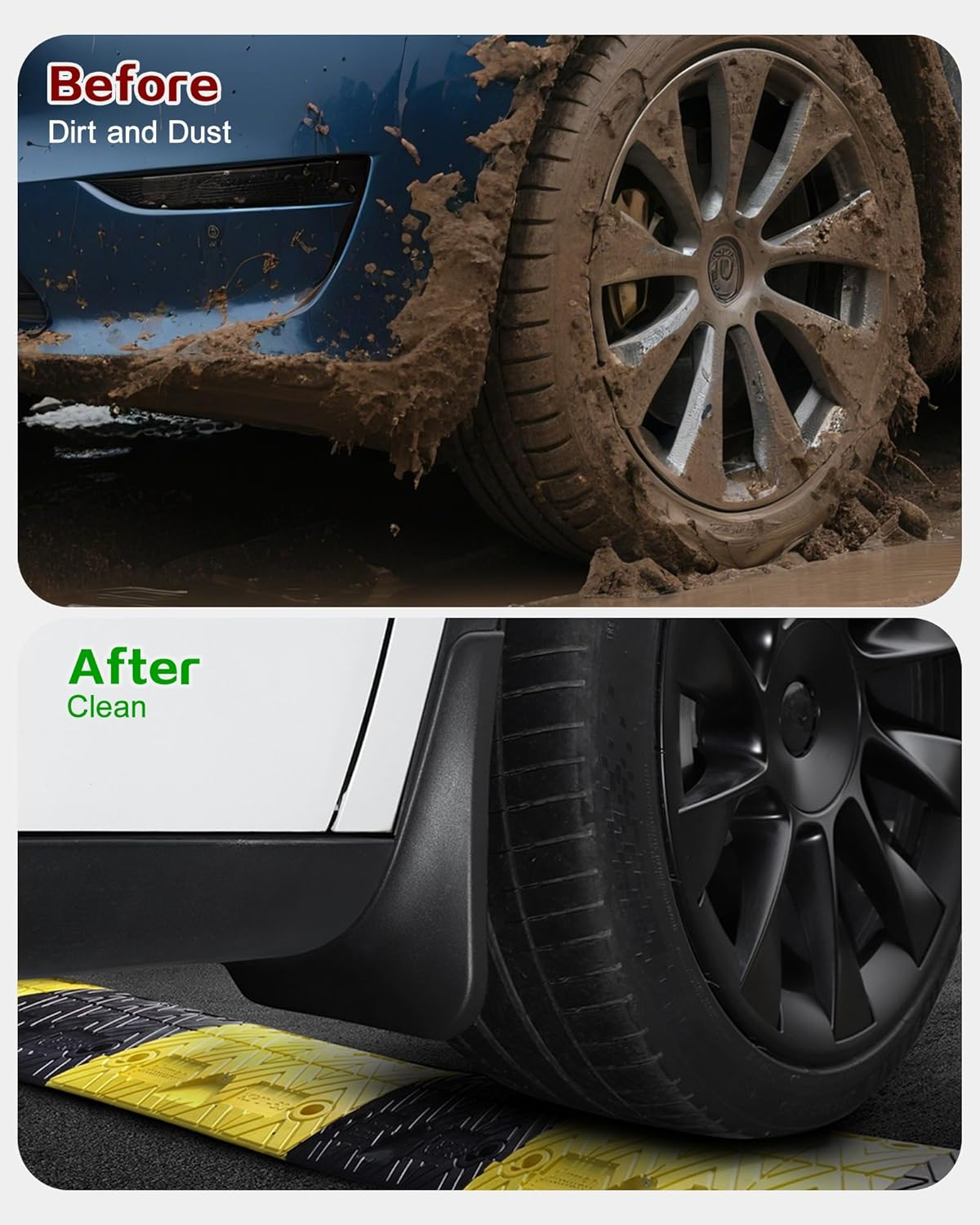 Mud Flaps Splash Guards for Tesla Model Y Juniper 2026-2025, No Drilling Required, Mudguard Fender for 2025 New Model Y Mudflaps Tire Protector Exterior Accessories (Model Y Juniper 2025-2026)