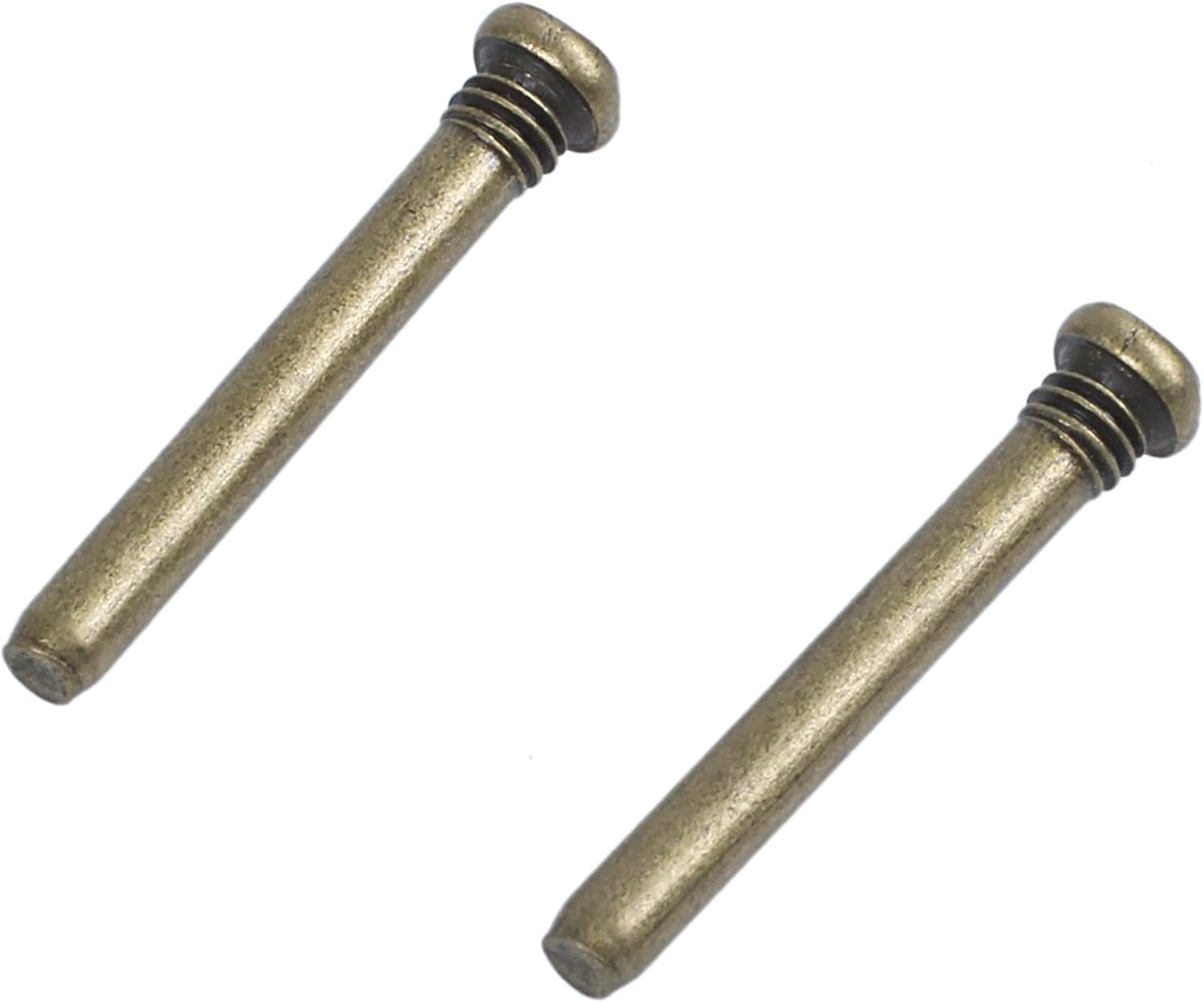 2X Brown Leather Guitar Musical Instrument Box Luggage Toolbox Trolley Case Handle image number 5