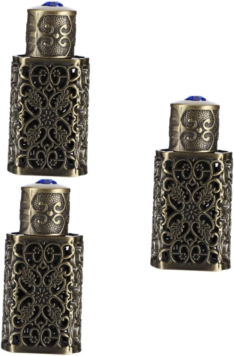 3Pcs Quality Metal Perfume Travel Atomizer Essential Oil Spray Bottle Oil Sprayer Perfume Decanting Compact Bottle image number 4