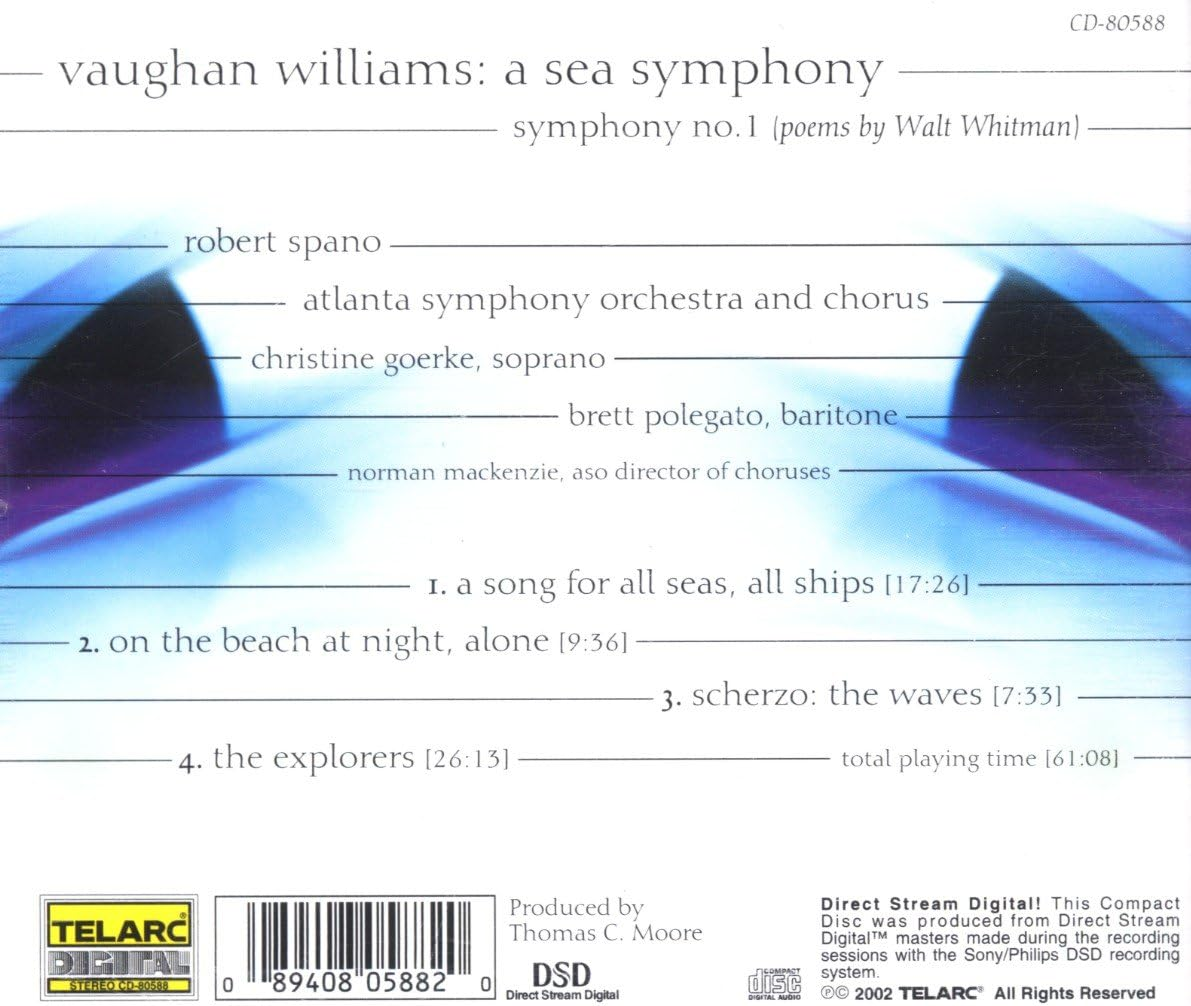 Vaughan Williams: Sea Symphony