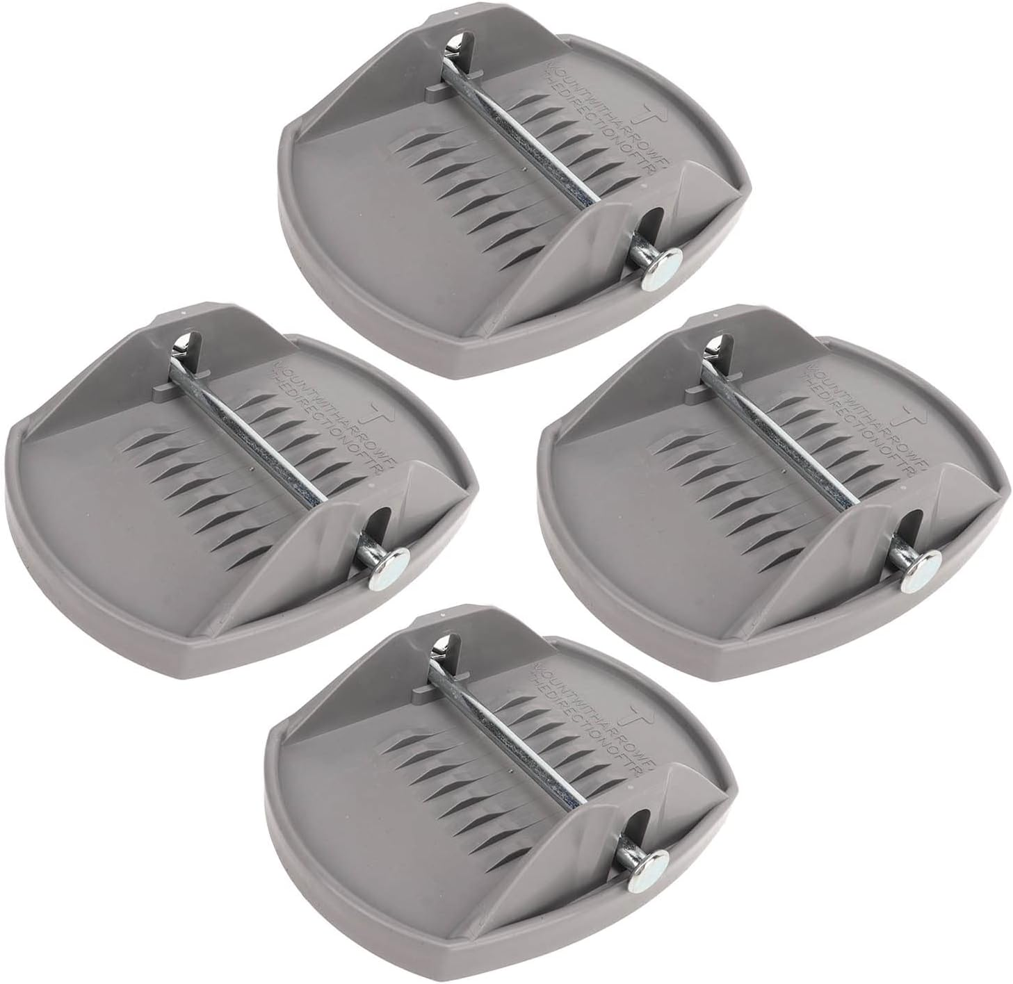 Caravan Jack Pad, 4Pcs Heavy Duty Jack Pads Set Load Dispersion, Prevent Sinking, Proof, Practical Accessories for Caravan RV image number 6