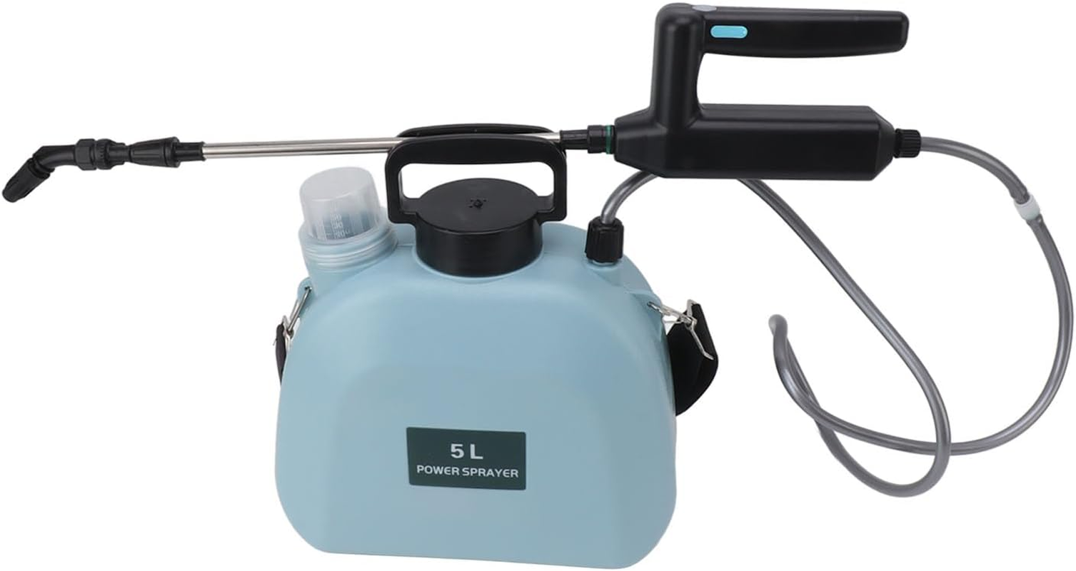 Weed Sprayer, anti Slip Handle Battery Powered Sprayer Automatic Stable Operation Strong Power for Car (5L Blue) image number 3