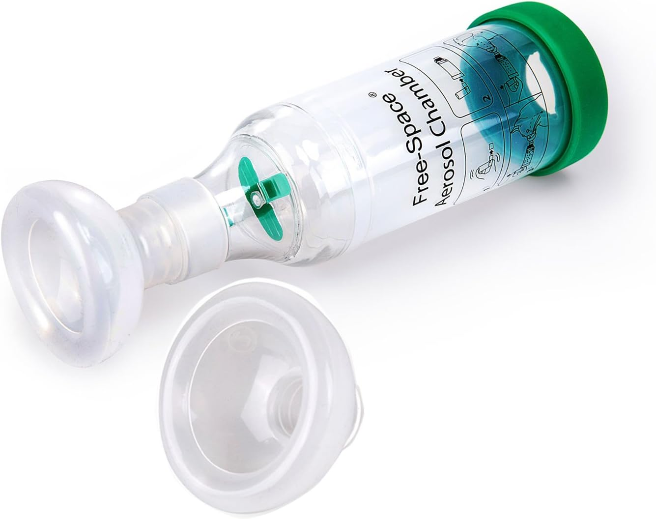 Cat Inhaler Spacerspecifically Design for Catswith round Shape Silicone Maskfeline Aerosol Chamber with Breathing Indicator ? Include 2 Mask for Best Fit (For Cat)