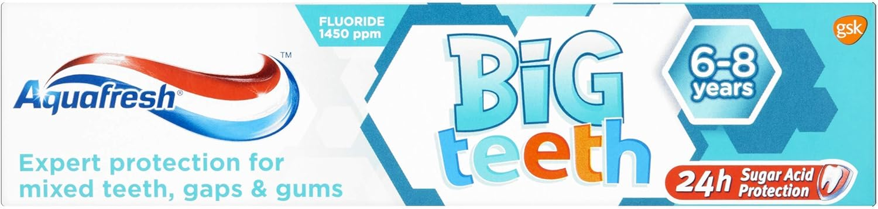 Aquafresh Big Teeth Toothpaste 6+ Years 50Ml image number 5