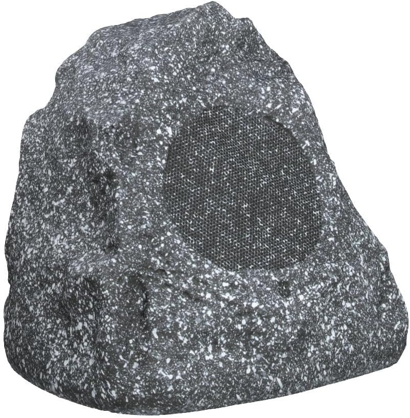 (Set of 4) of New Outdoor Garden Waterproof Granite Rock Patio Speakers 4R4G image number 2
