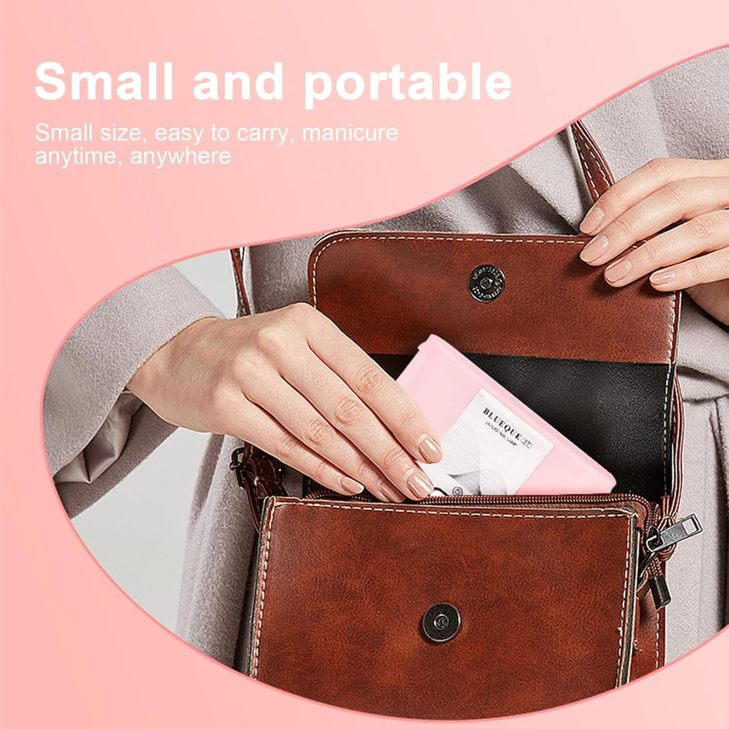 MASADU UV Nail Lamp,Portable UV Light,Folding 36W Fast Curing LED, Suitable for All Gel Polishes, Dual Timing, Type-C Connectivity, Ideal for Professional and Home Manicures image number 5