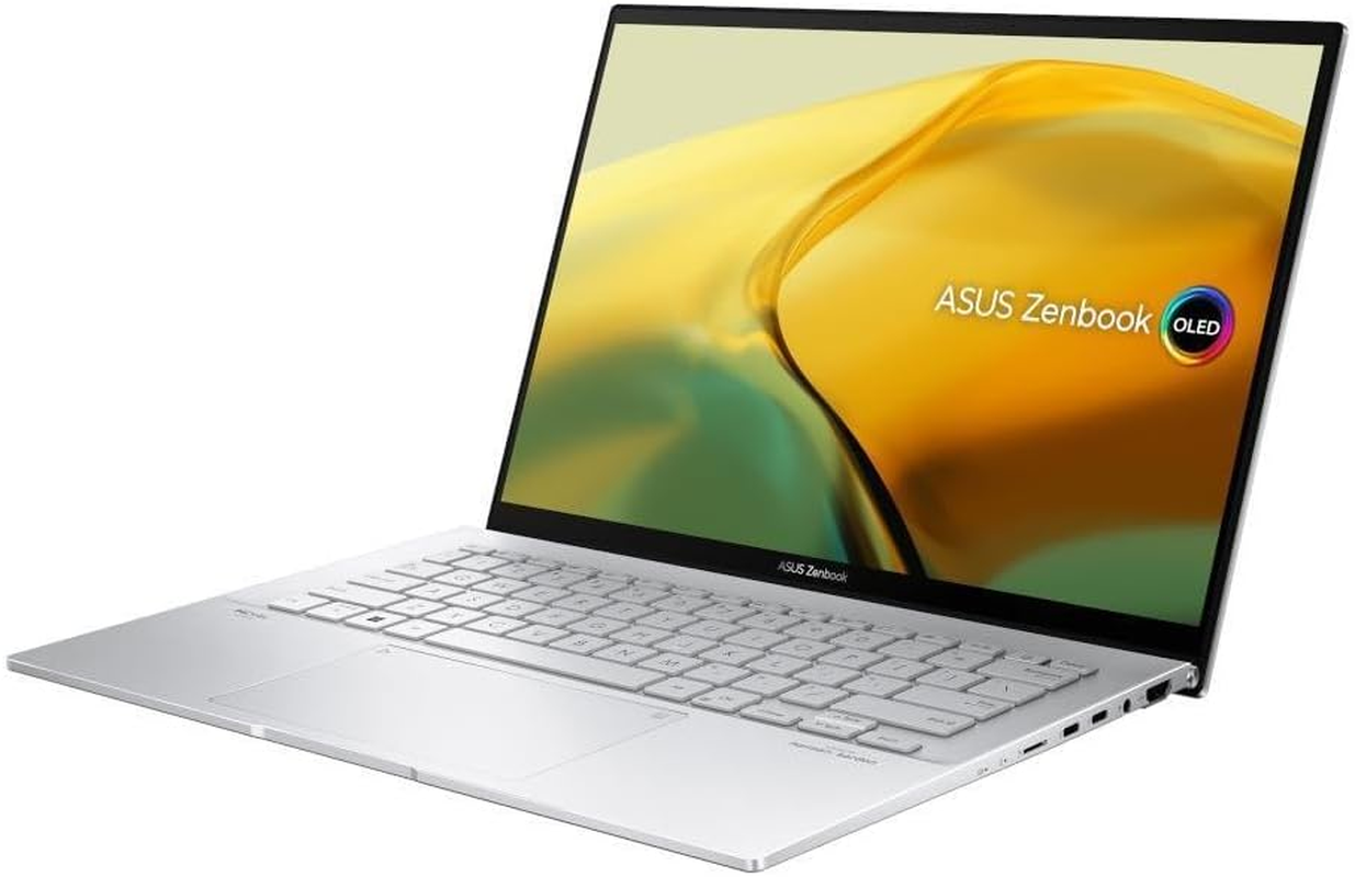 Asus Zenbook 14 Slim Portable Laptop,14" 2.8K OLED Display, I7-13700H Processor, 16GB RAM 512GB SSD, Wifi 6E, Windows 11 Home, up to 18 Hours Battery Life (UX3402VA-KN519W)